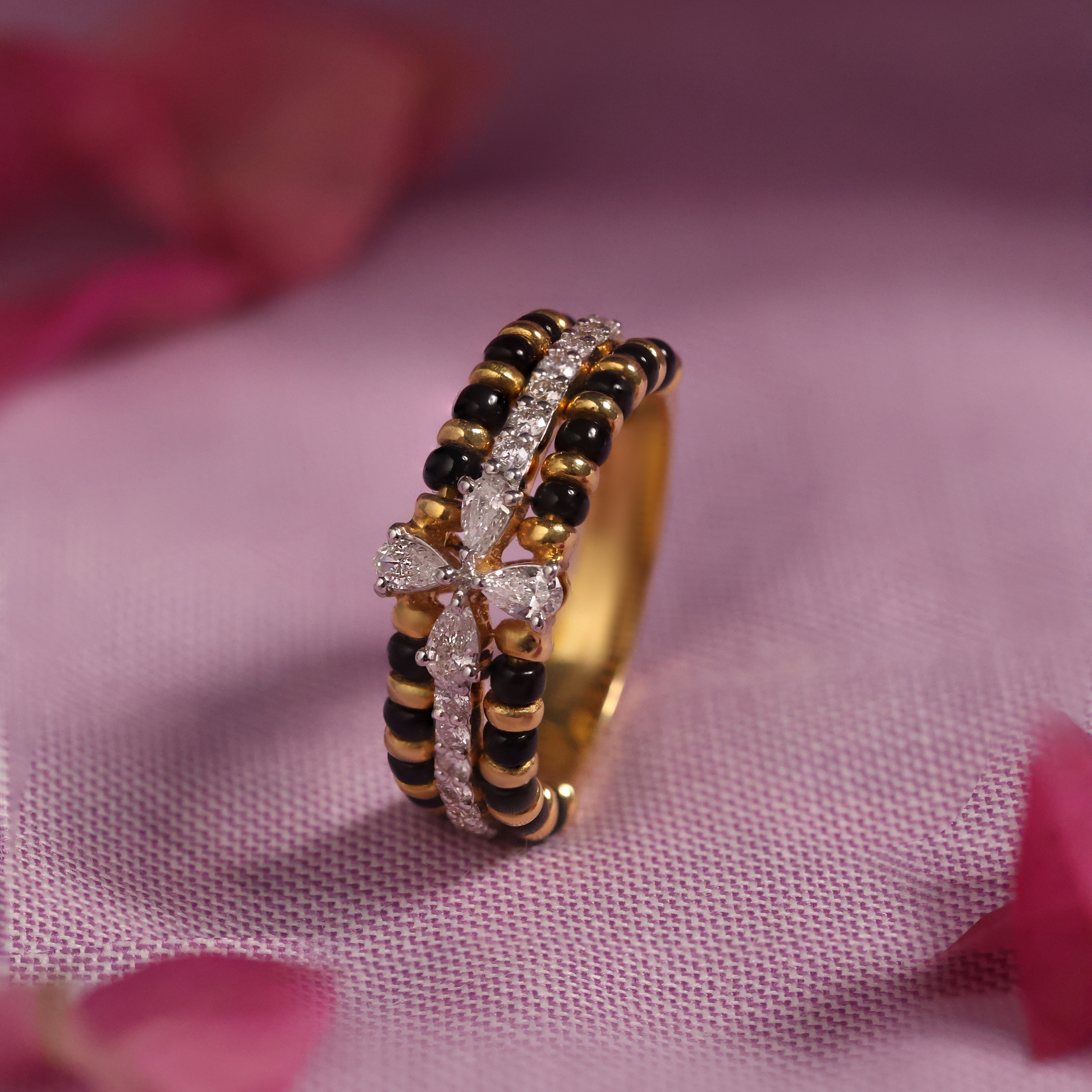 Blossomy Appeal Diamond Ring - Senco Gold and Diamonds