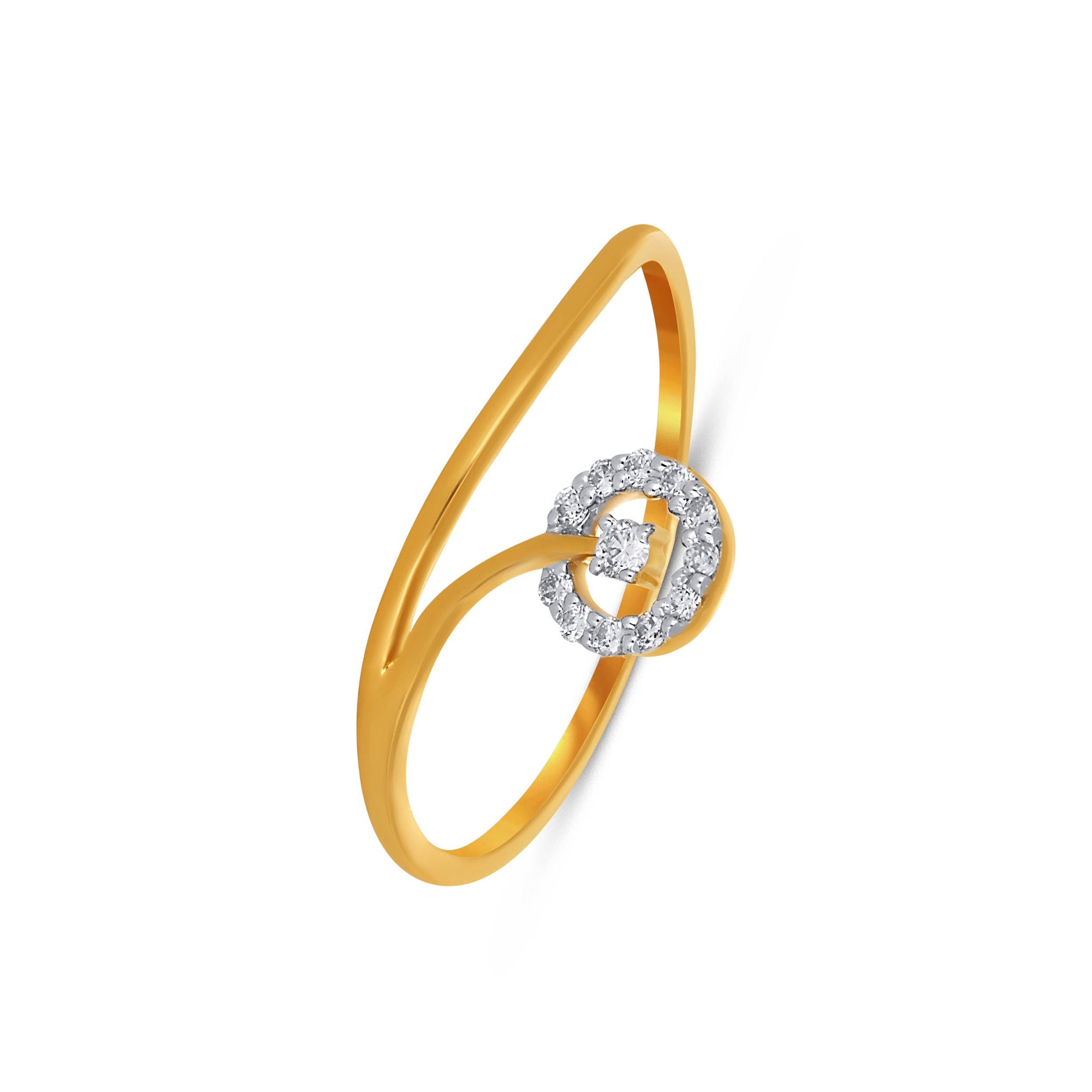 Serene Curve Diamond Ring - Senco Gold and Diamonds