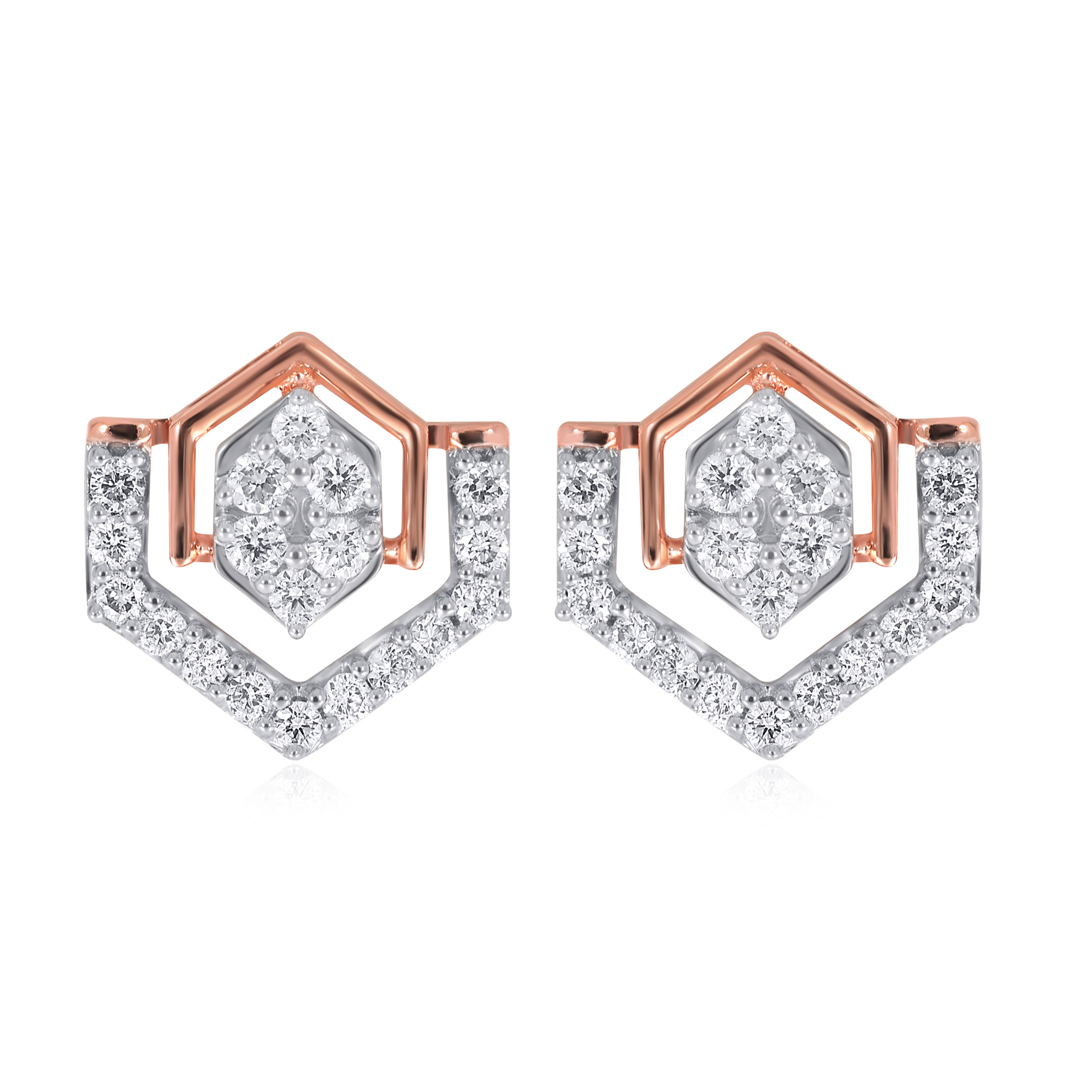 Chic Speak Diamond Studs - Senco Gold and Diamonds