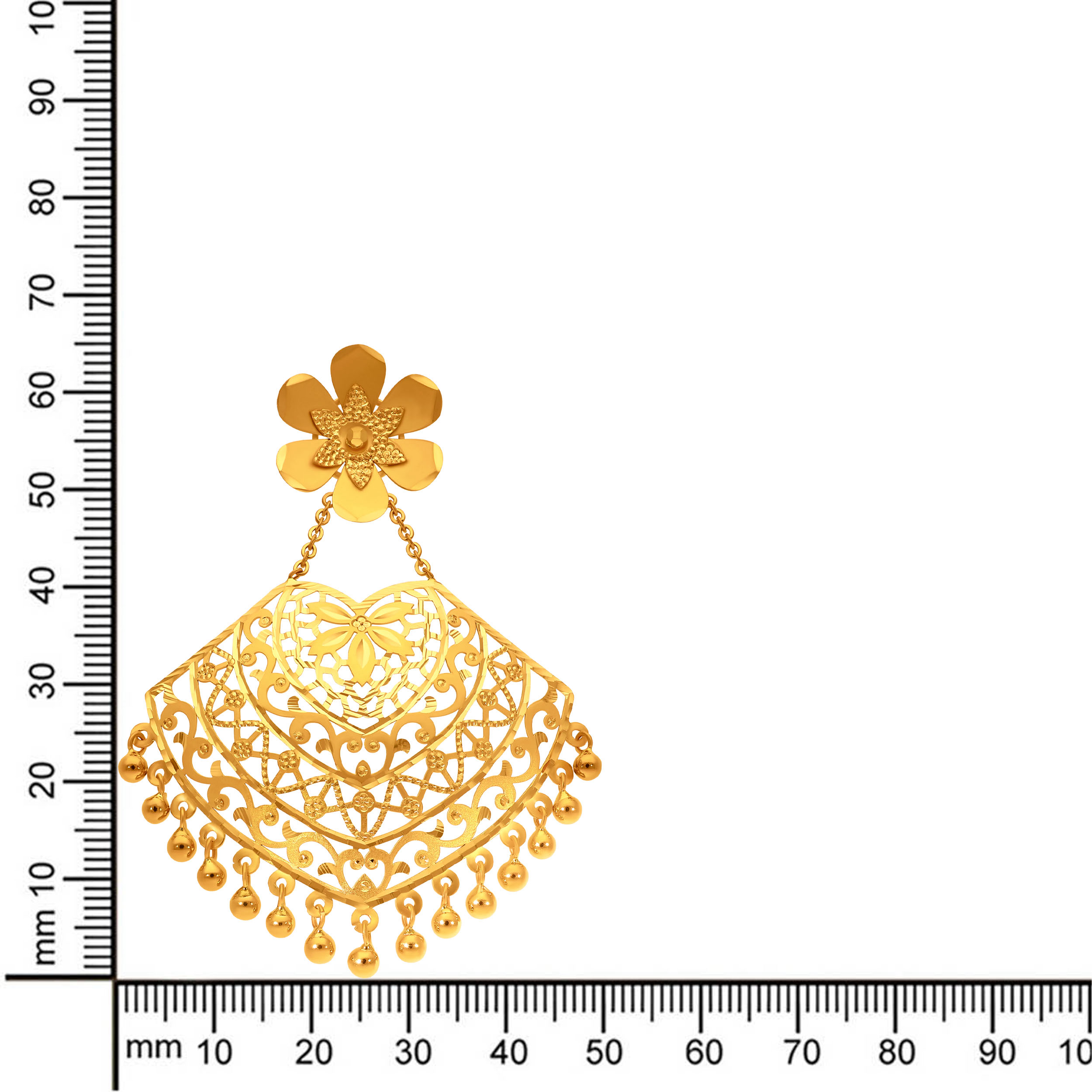 Grand Elegance Gold Earrings - Senco Gold and Diamonds