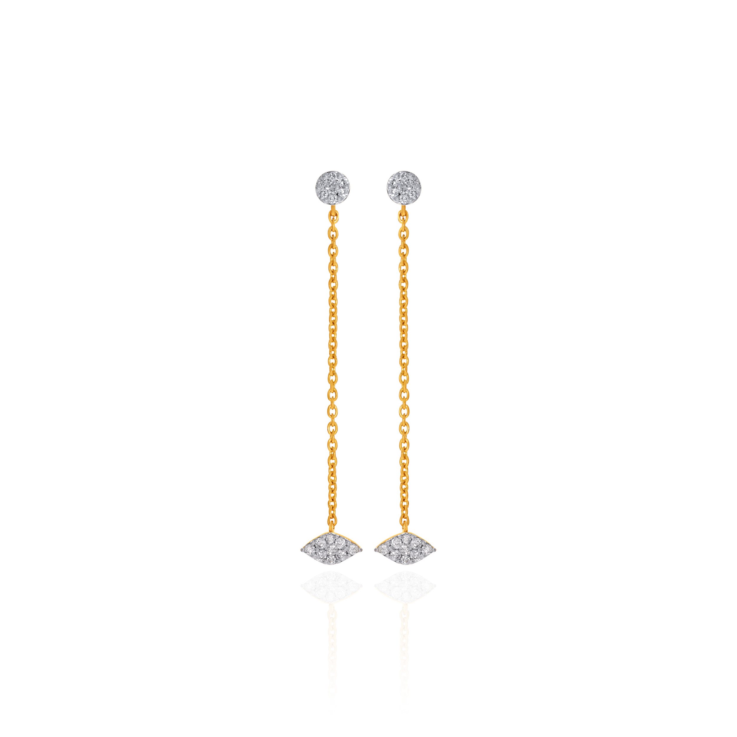 Glimmer Trail Diamond Earrings - Senco Gold and Diamonds