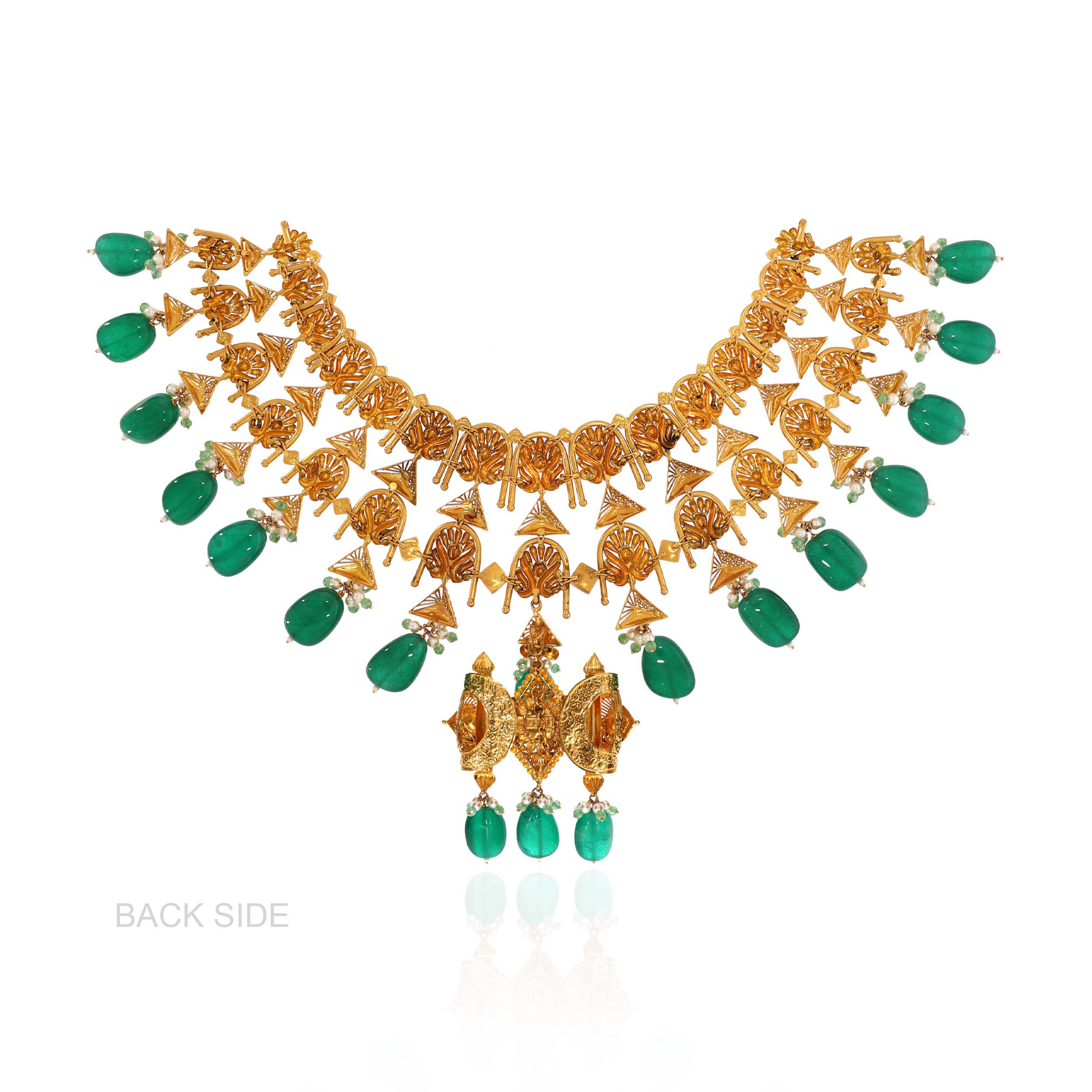 Imperial Elegance Kundan Necklace - Senco Gold and Diamonds