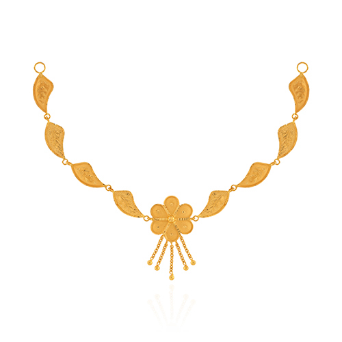 Flora Trail Gold Necklace - Senco Gold and Diamonds