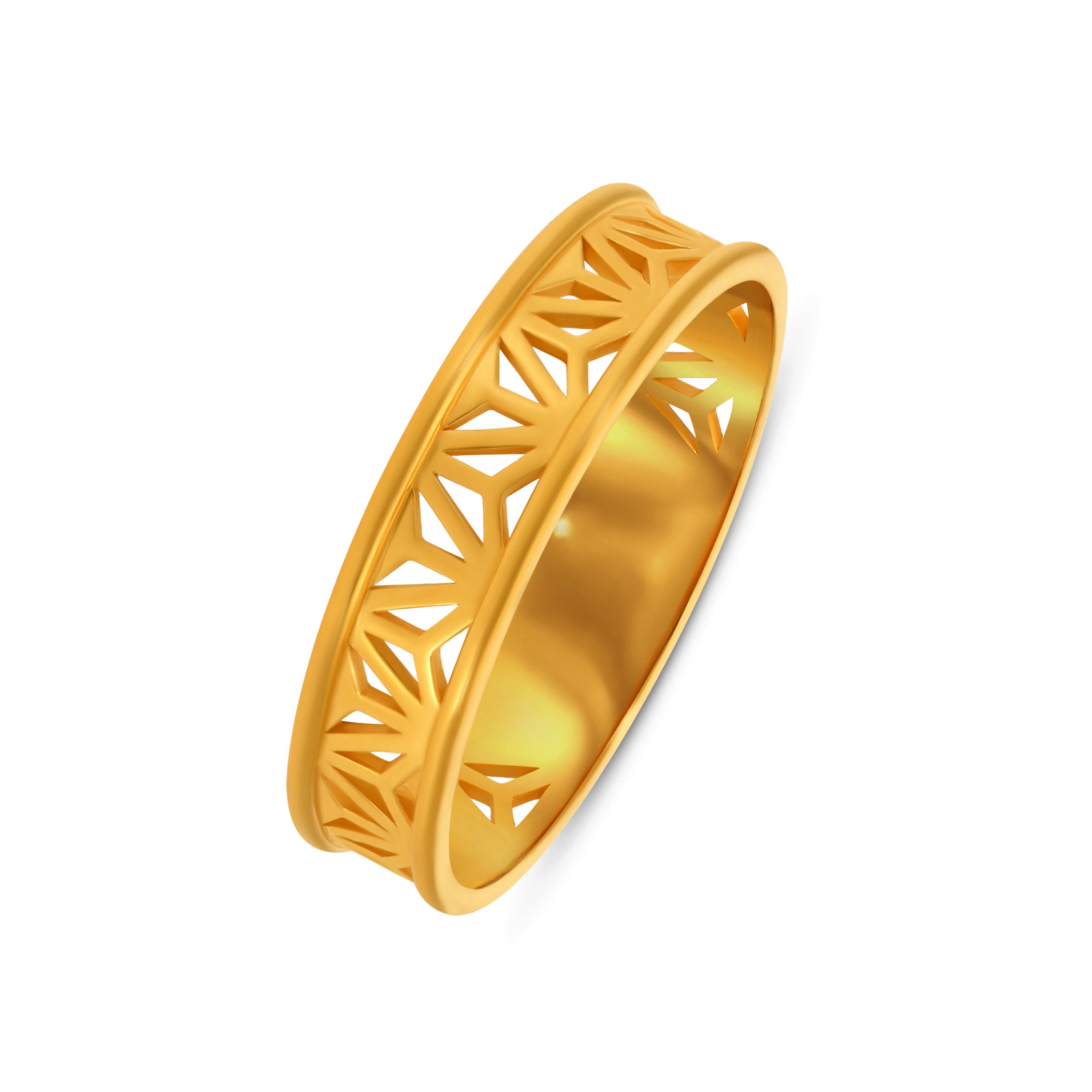 Nexus Weave Men's Gold Ring - Senco Gold and Diamonds