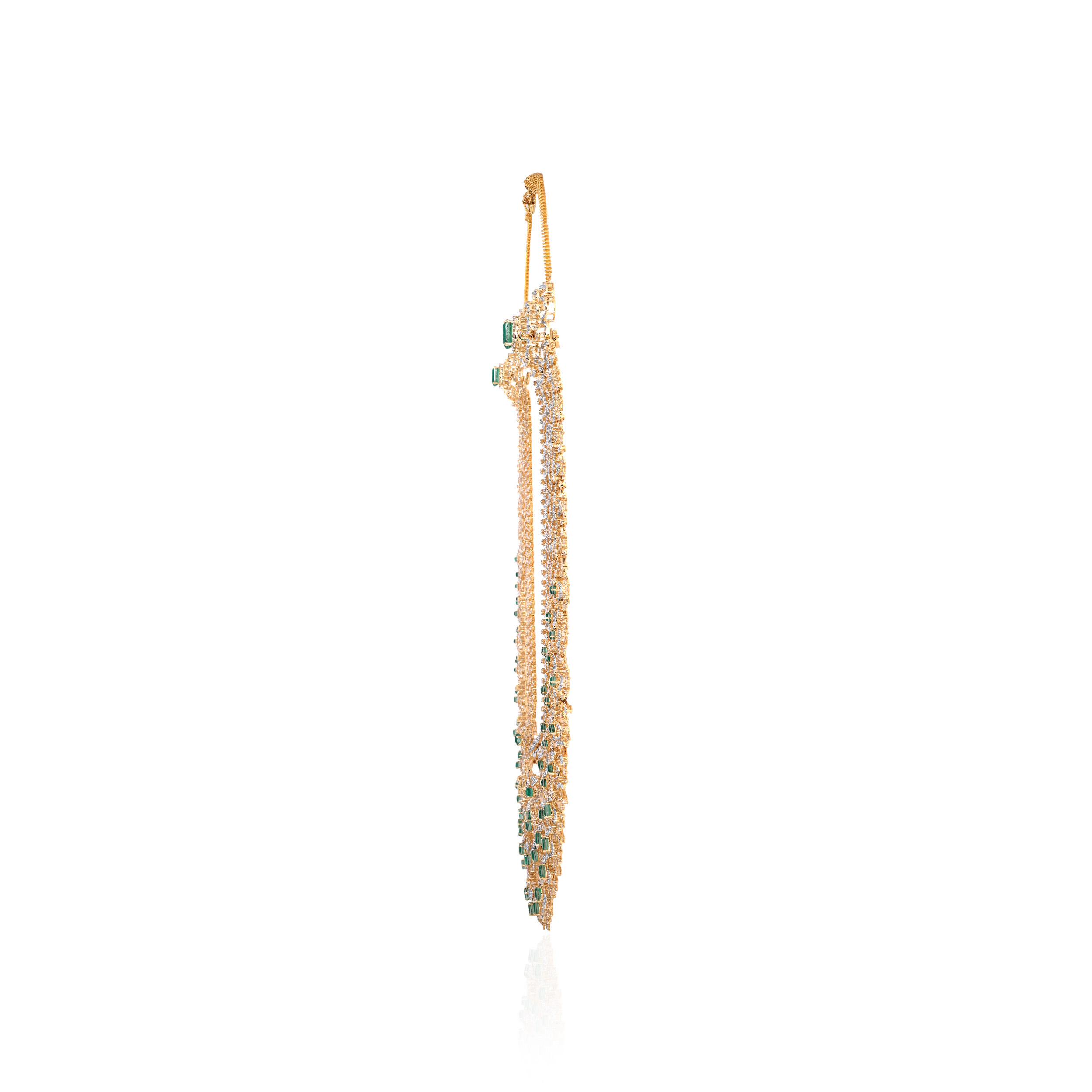 14K Yellow Gold Diamond Necklace-DGN-D000765426 - Senco Gold and Diamonds