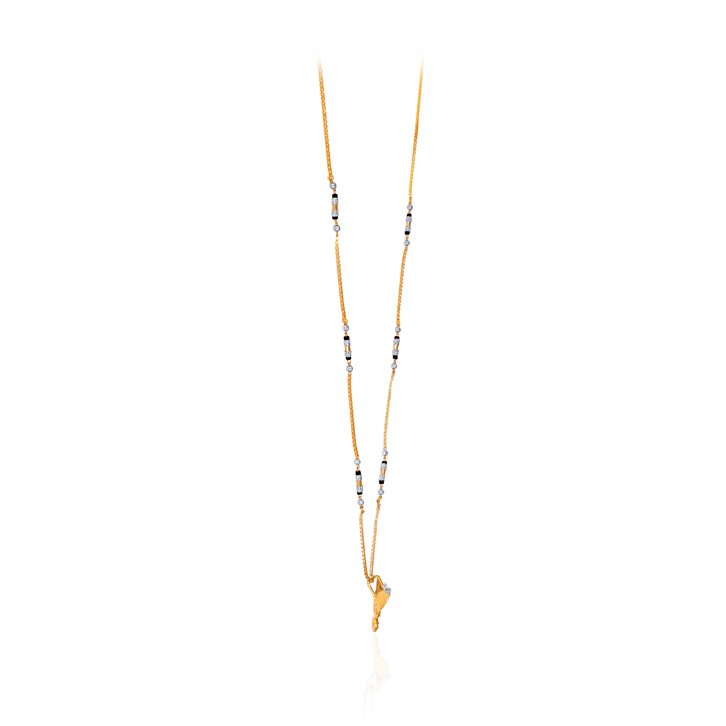 Understated Grace Gold Mangalsutra - Senco Gold and Diamonds