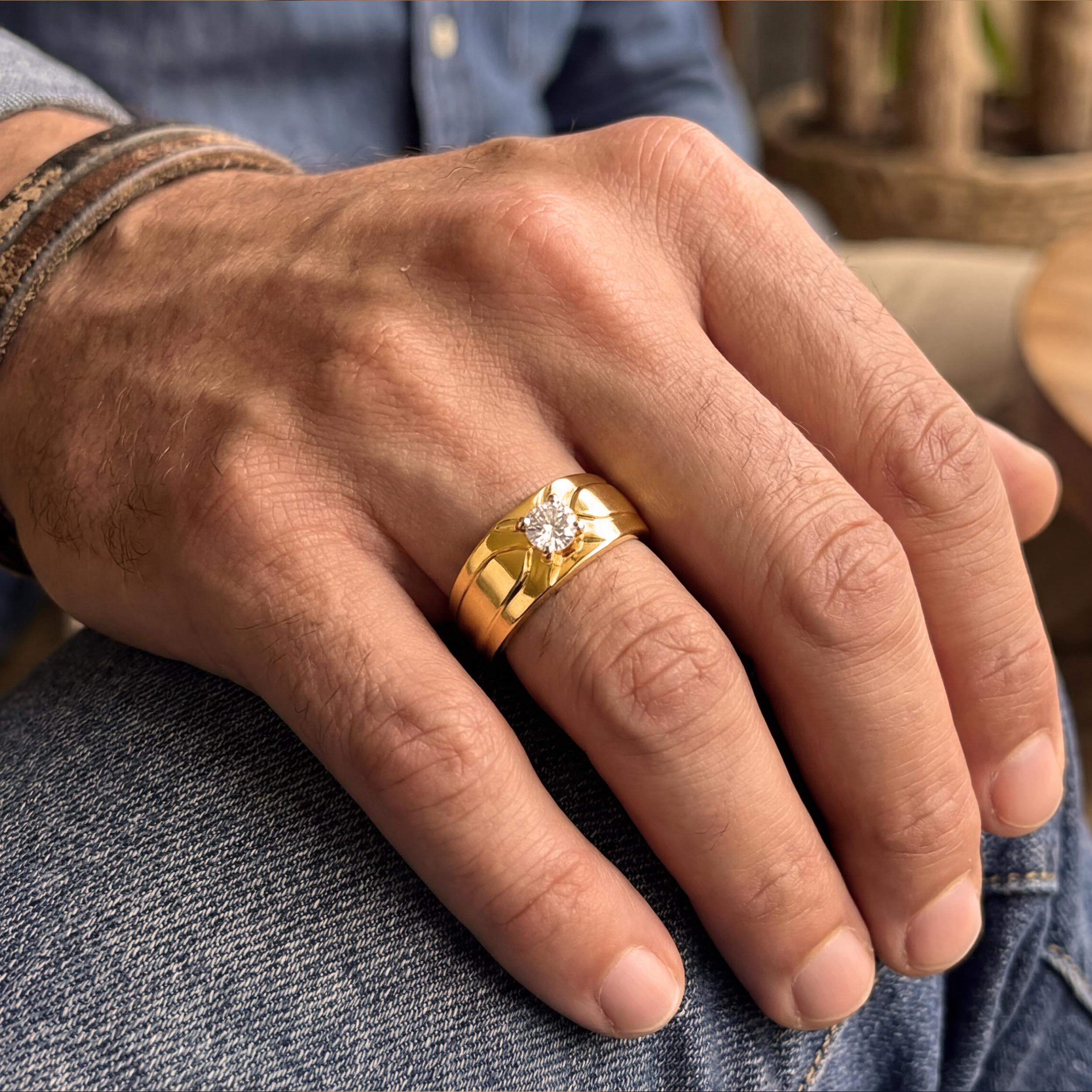 Imperial Titan Solitaire Men's Band image