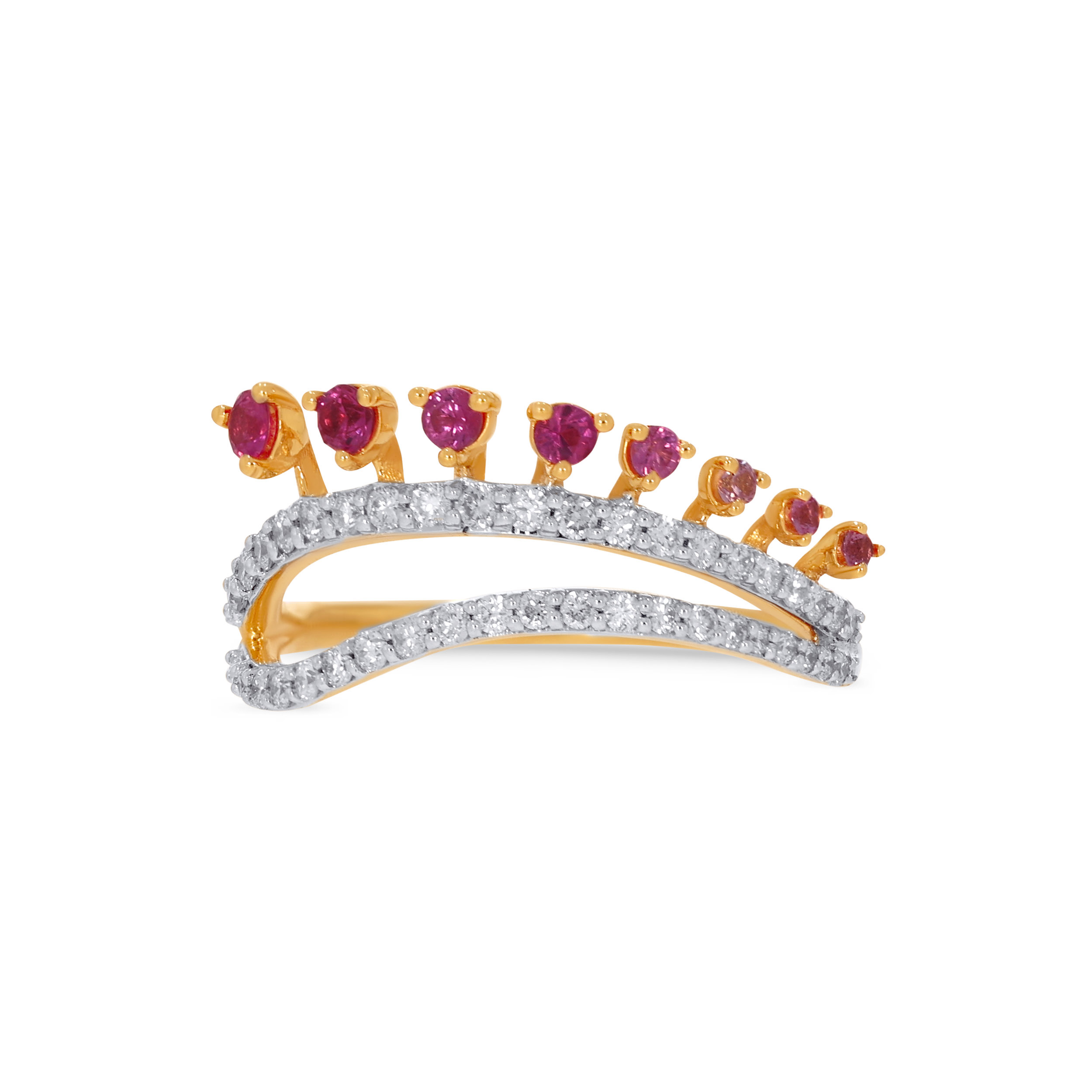 Rhythmic Radiance Diamond Ring - Senco Gold and Diamonds