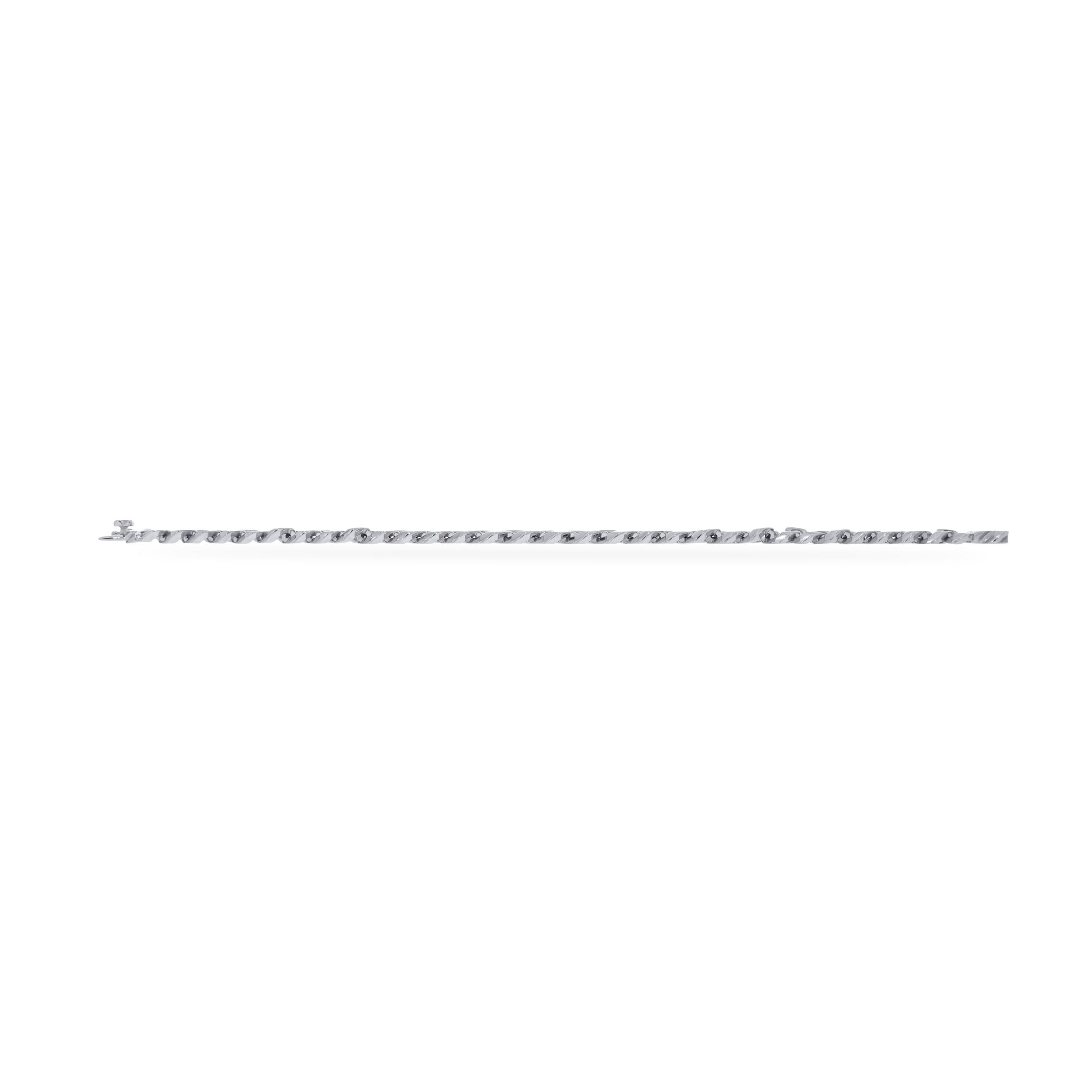 Macho Connection Men Platinum Wristlet - Senco Gold and Diamonds