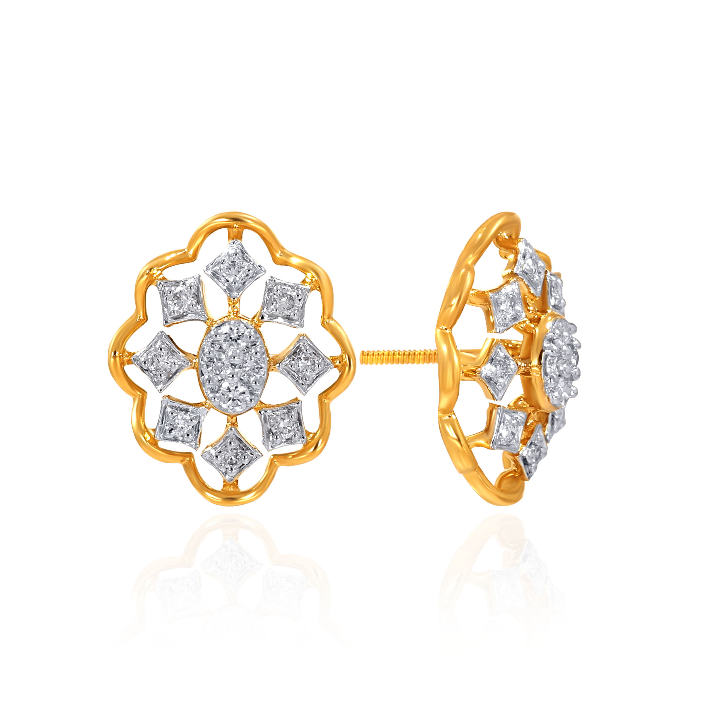 Lumi Diamond Studs - Senco Gold and Diamonds