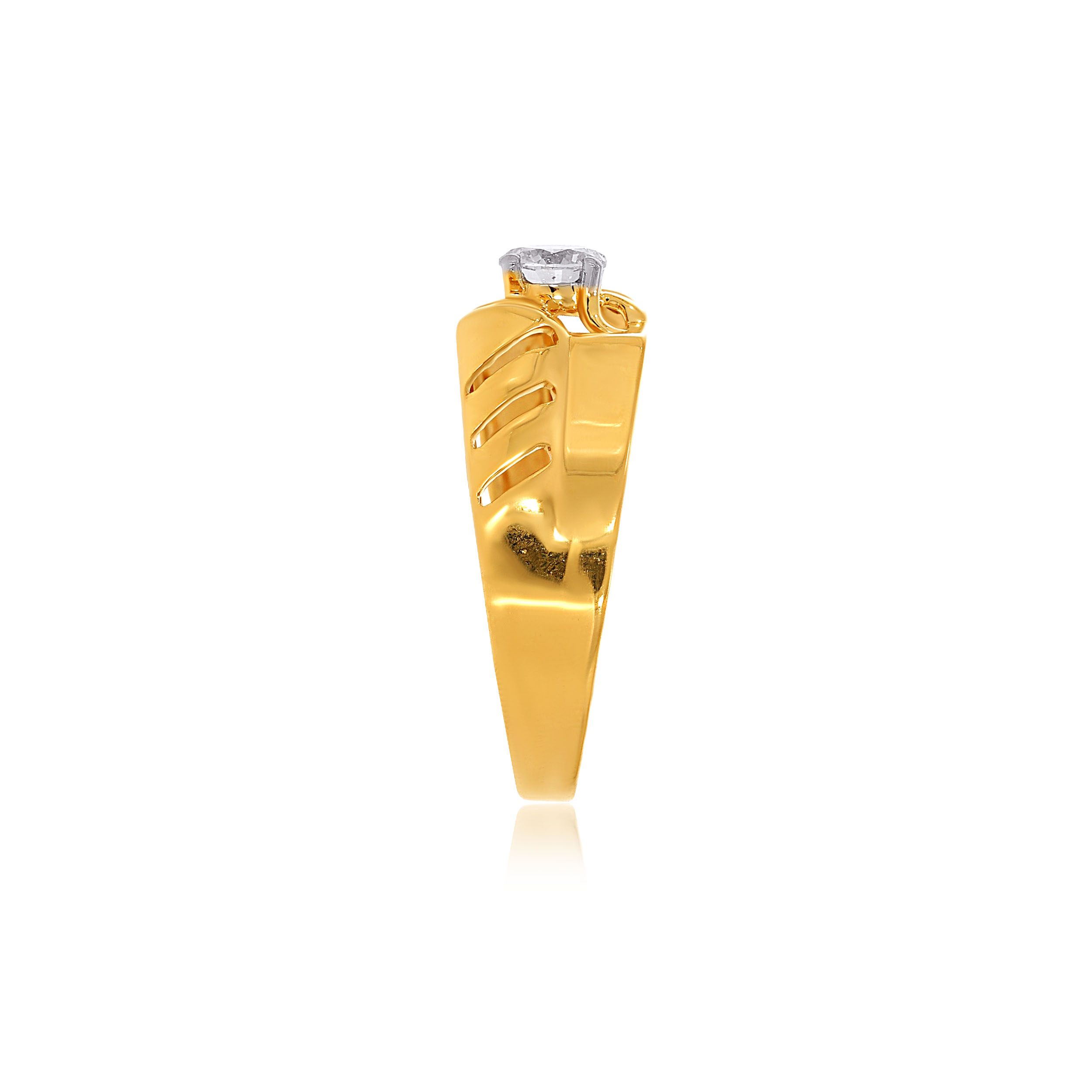 Shiny Connection Men Solitaire Ring - Senco Gold and Diamonds