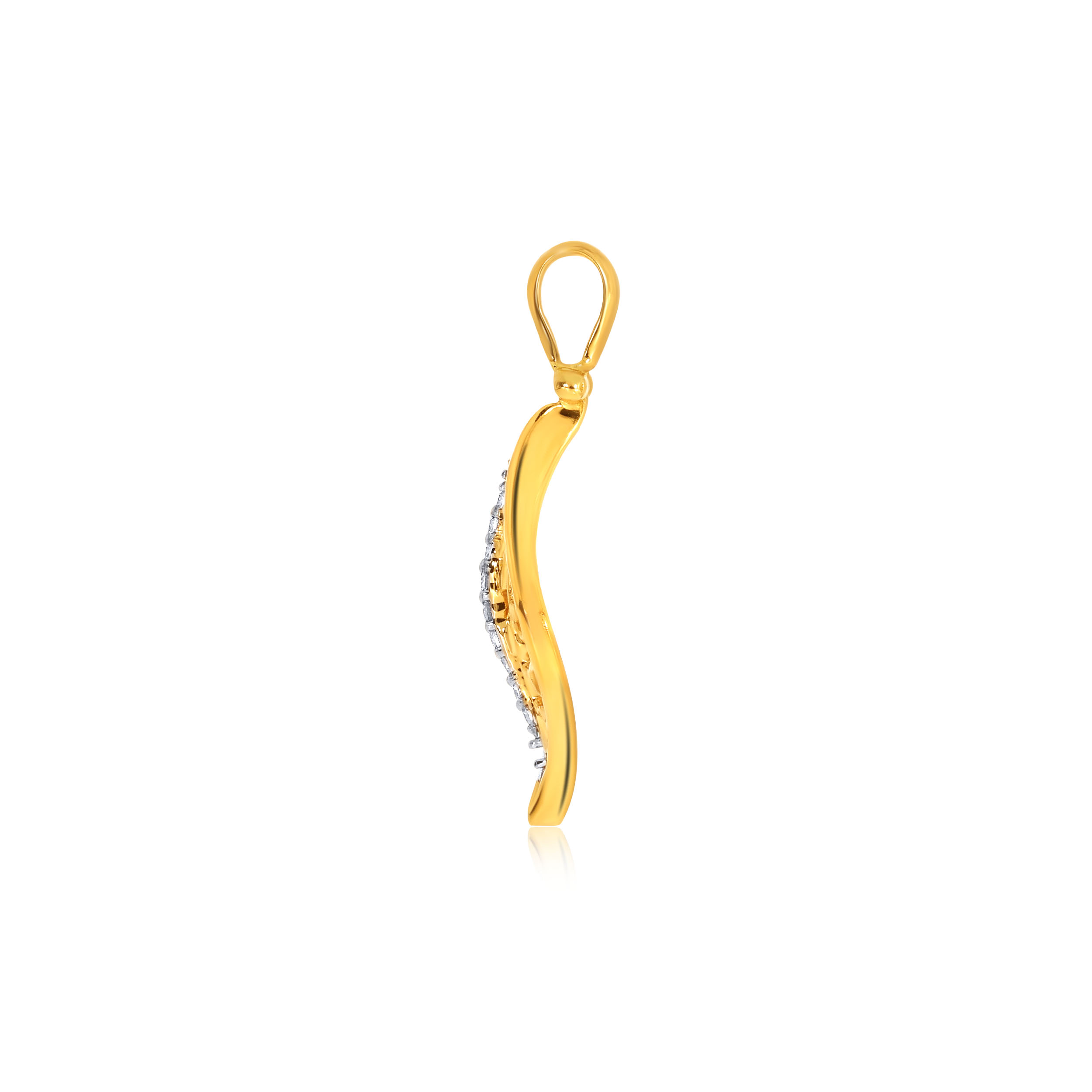 Enchanting Leaf Diamond Pendant - Senco Gold and Diamonds