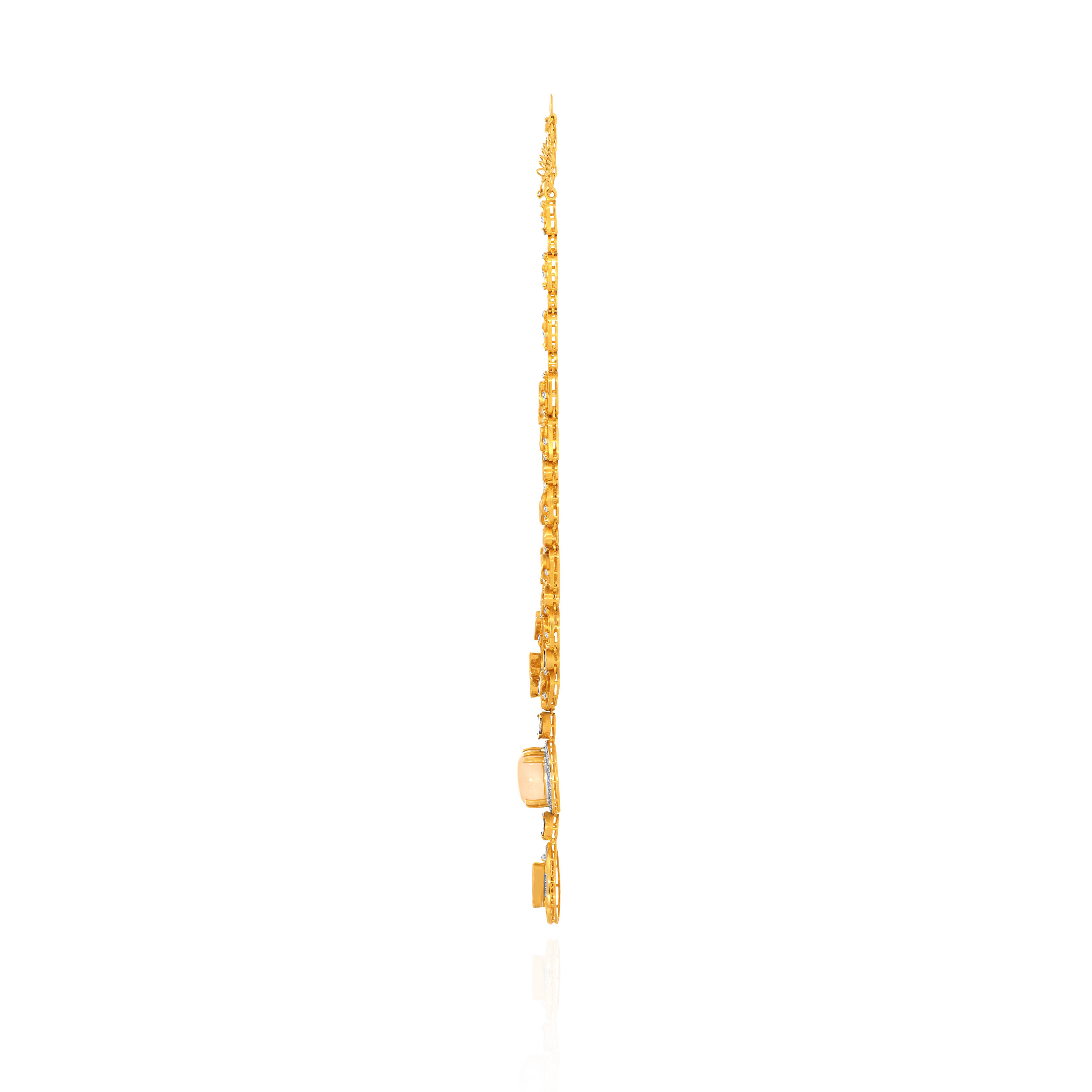 Virellis Grandeur Polki Necklace - Senco Gold and Diamonds