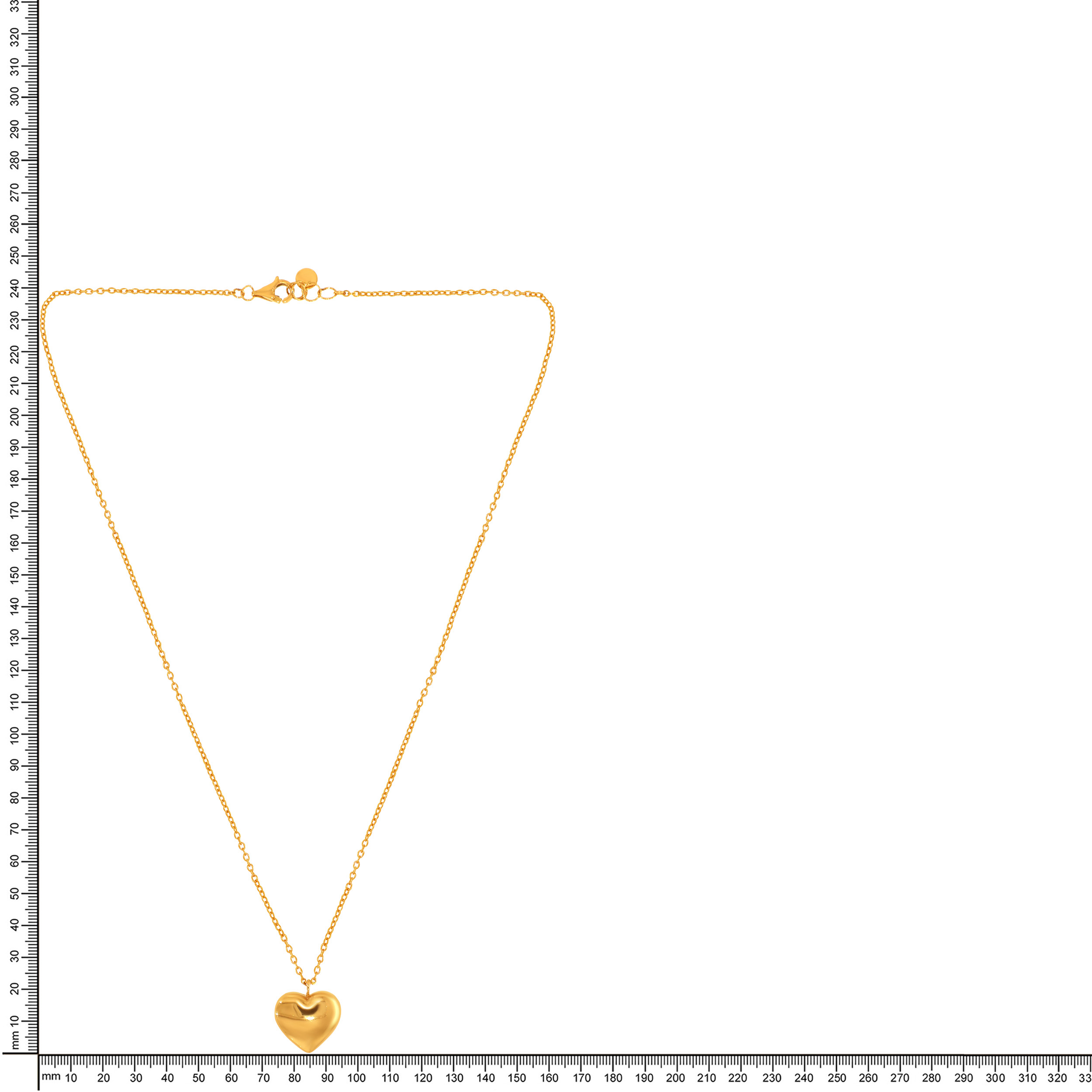 18K Yellow Gold Chain Pendant-GPN-D000758151 - Senco Gold and Diamonds