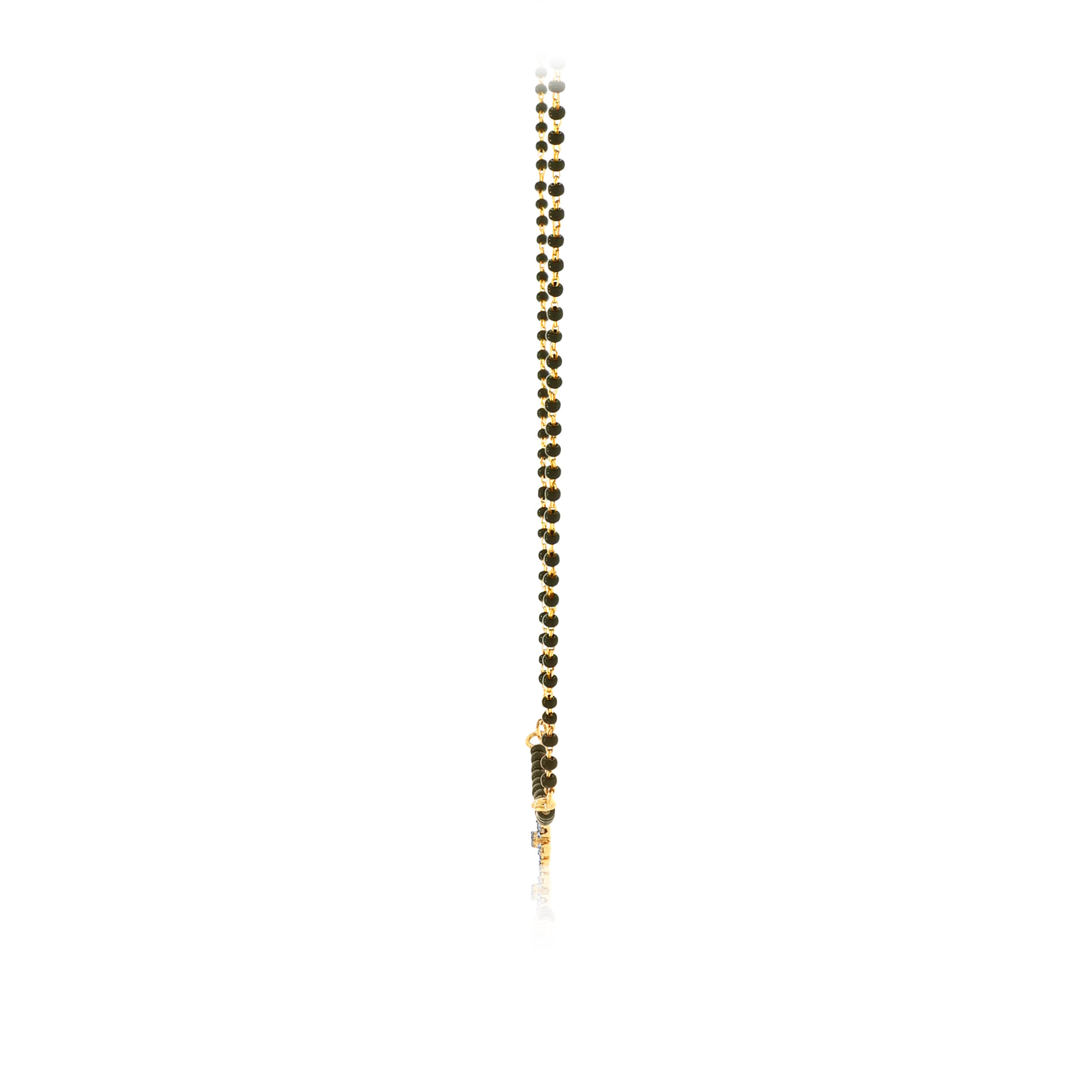 Floret Swing Diamond Mangalsutra - Senco Gold and Diamonds