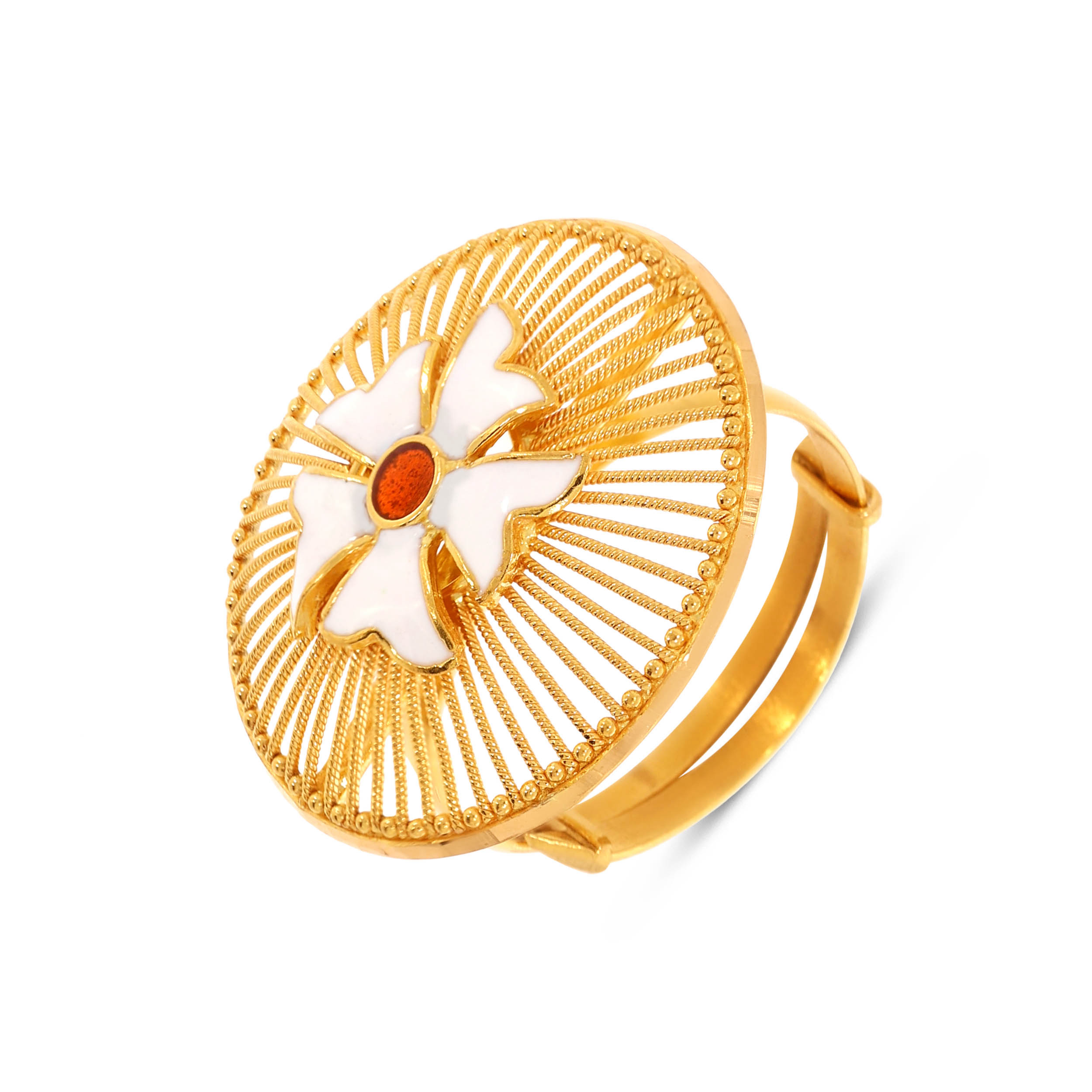 22K Yellow Gold Ring-GLR-D000783644 - Senco Gold and Diamonds