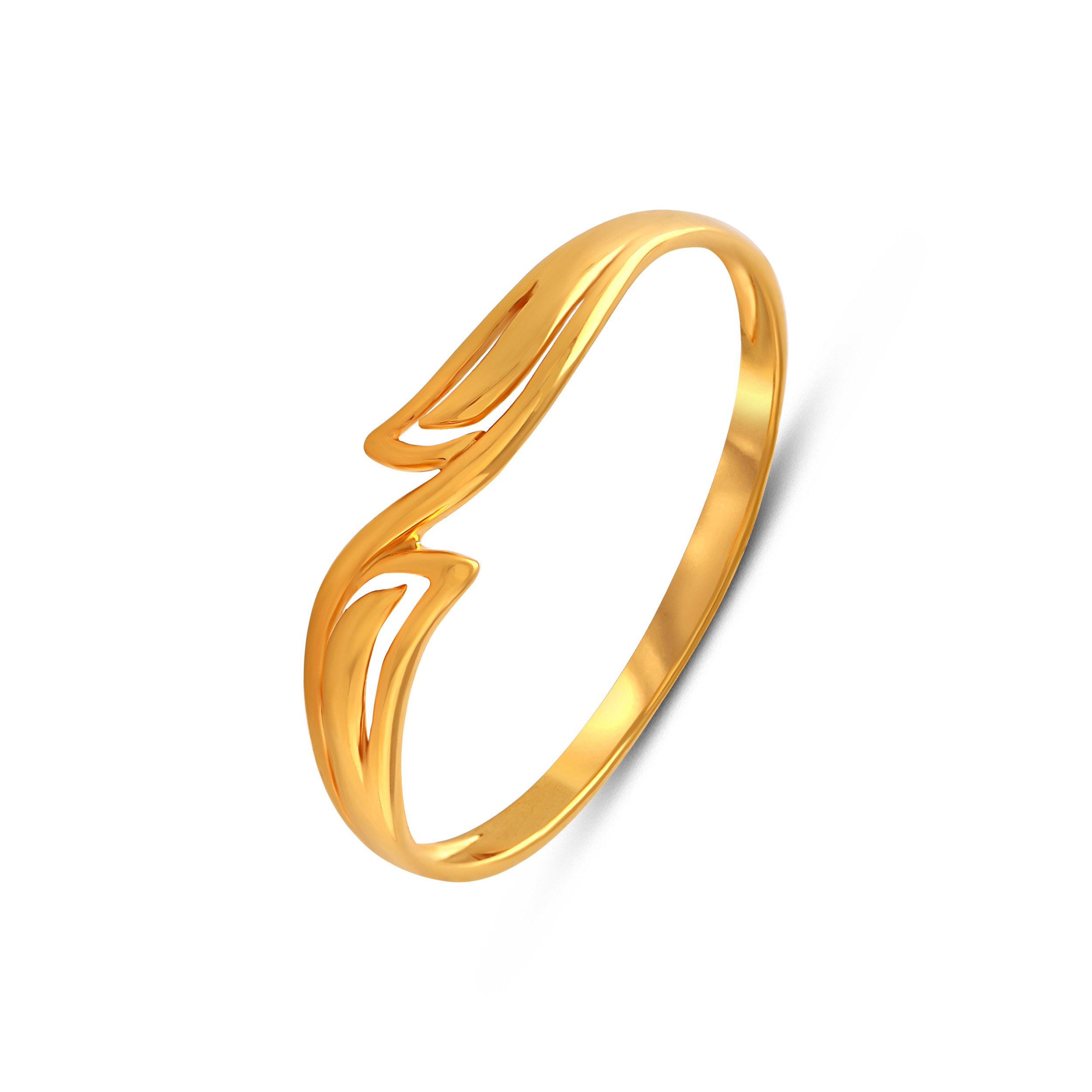 Fluid Wave Gold Ring - Senco Gold and Diamonds