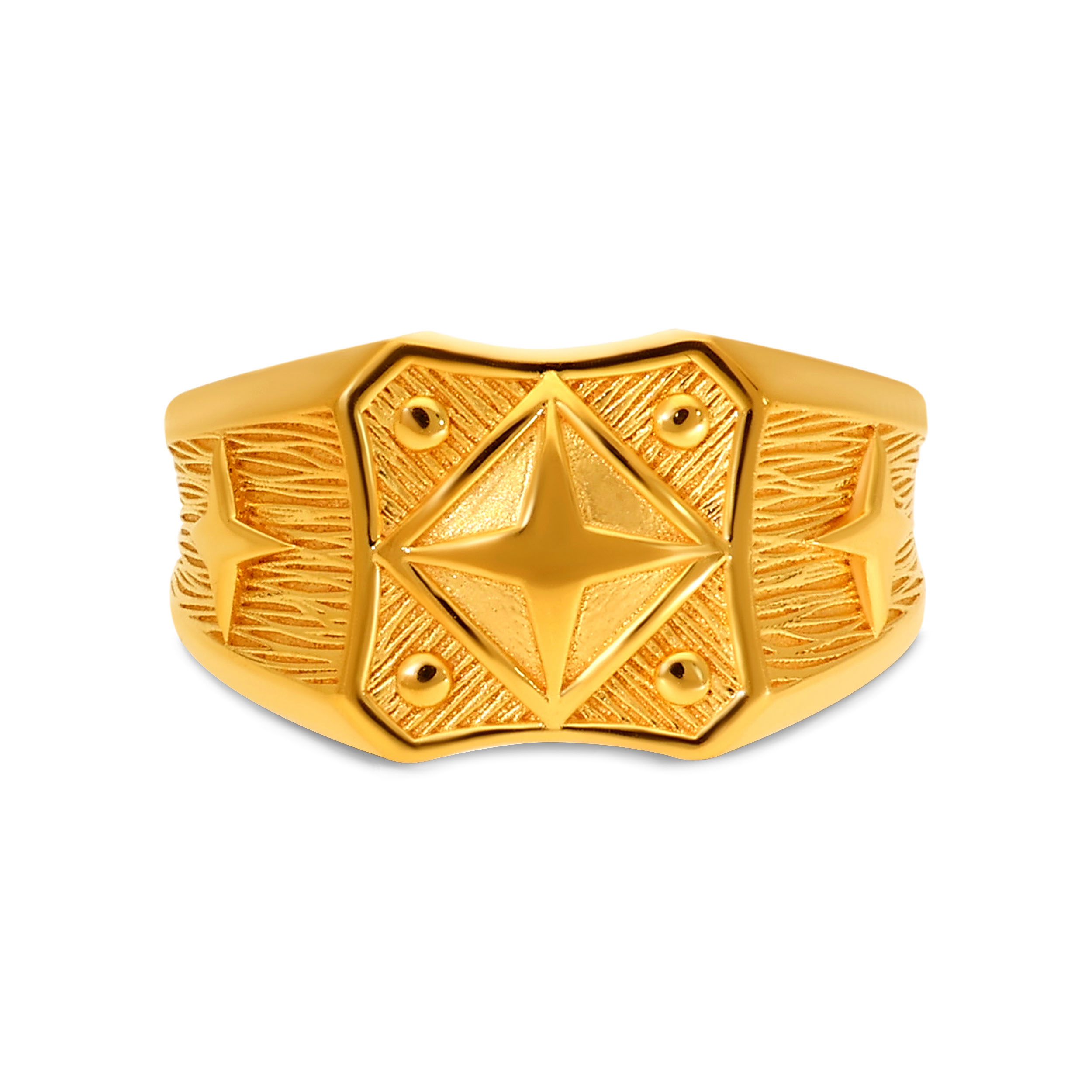 22K Yellow Gold Men Ring_GGR-SAD0006140 - Senco Gold and Diamonds