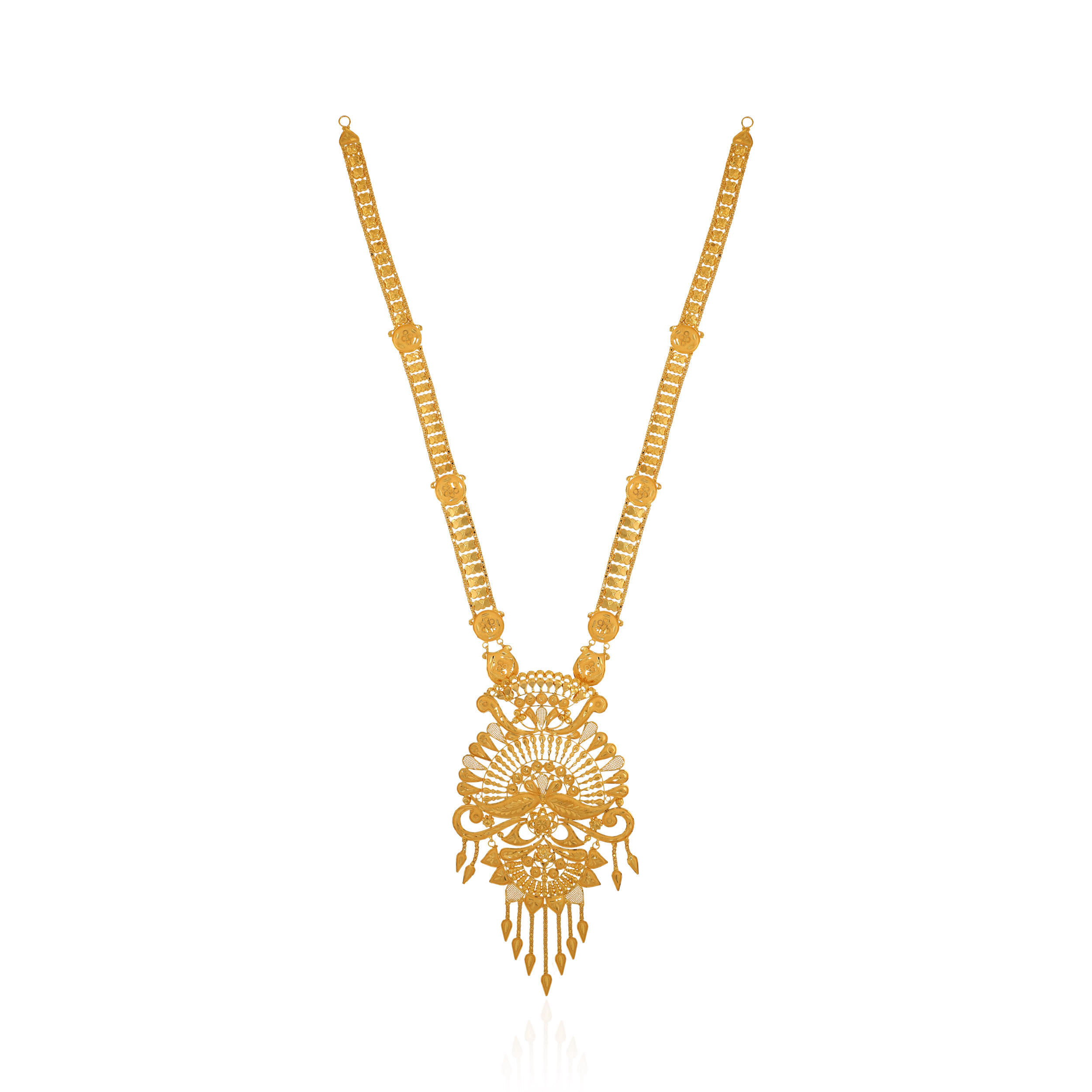Eternal Splendour Gold Sitahar Necklace - Senco Gold and Diamonds