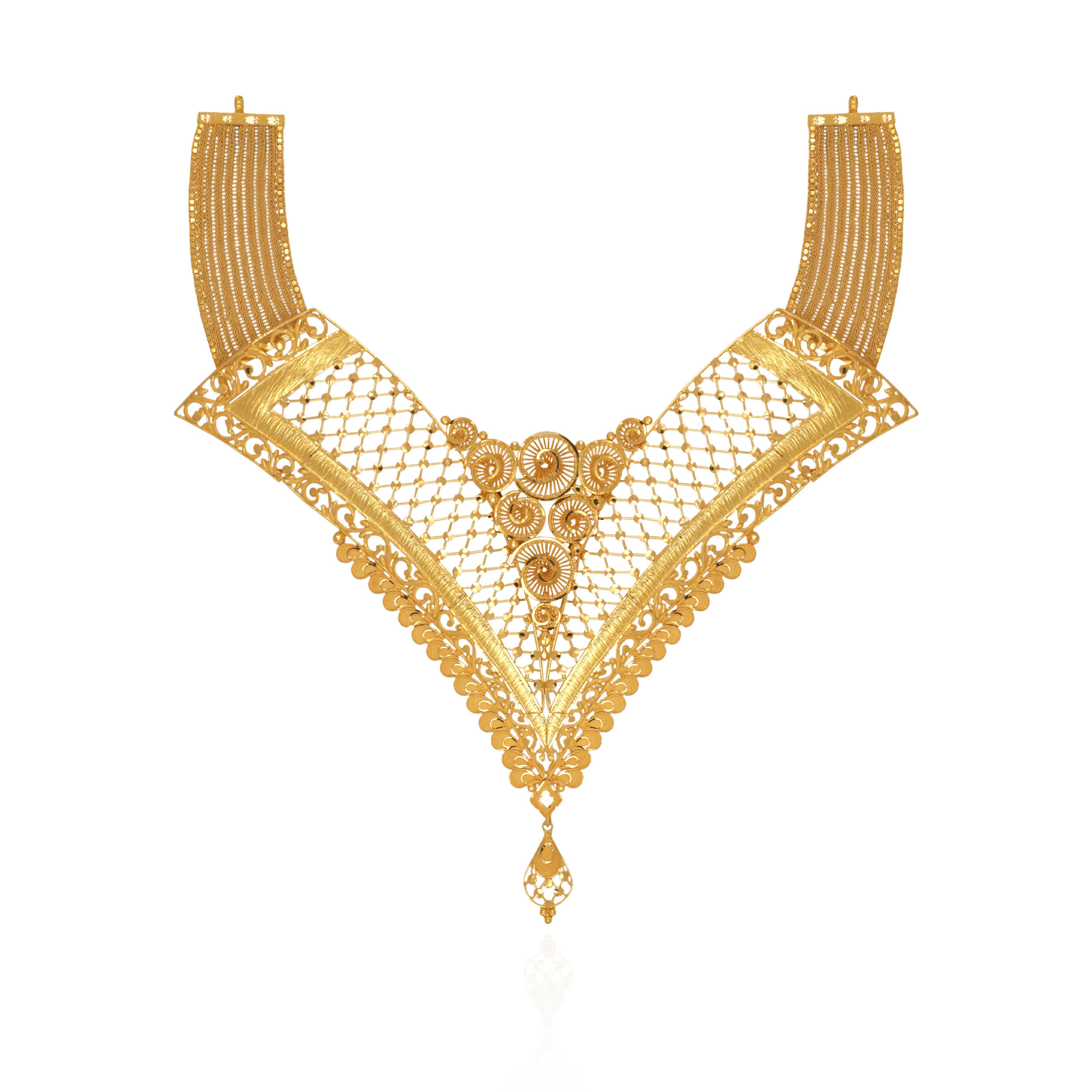 Ornatia Imperial Weave Gold Necklace - Senco Gold and Diamonds