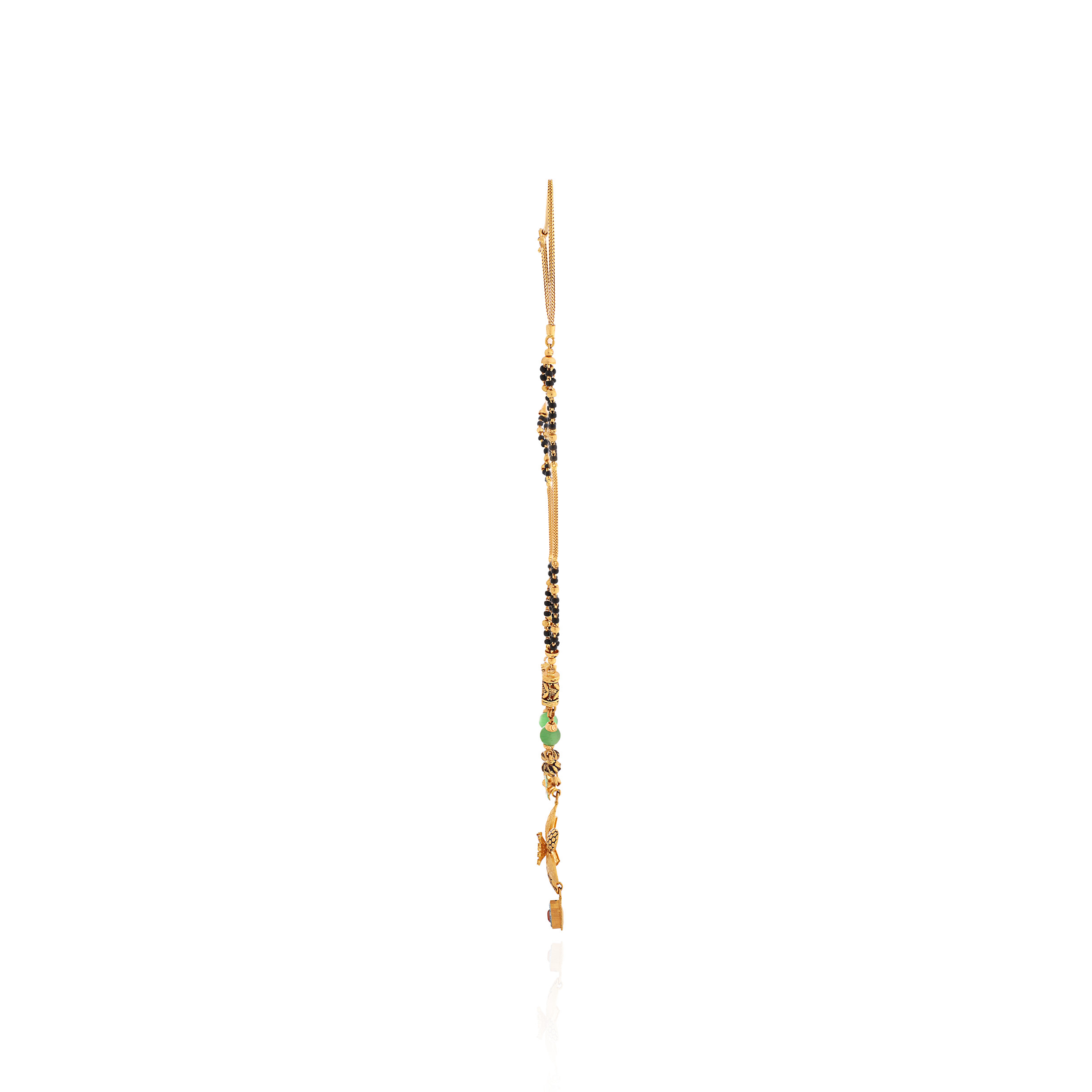 Blossom Charm Kundan Gold Mangalsutra - Senco Gold and Diamonds