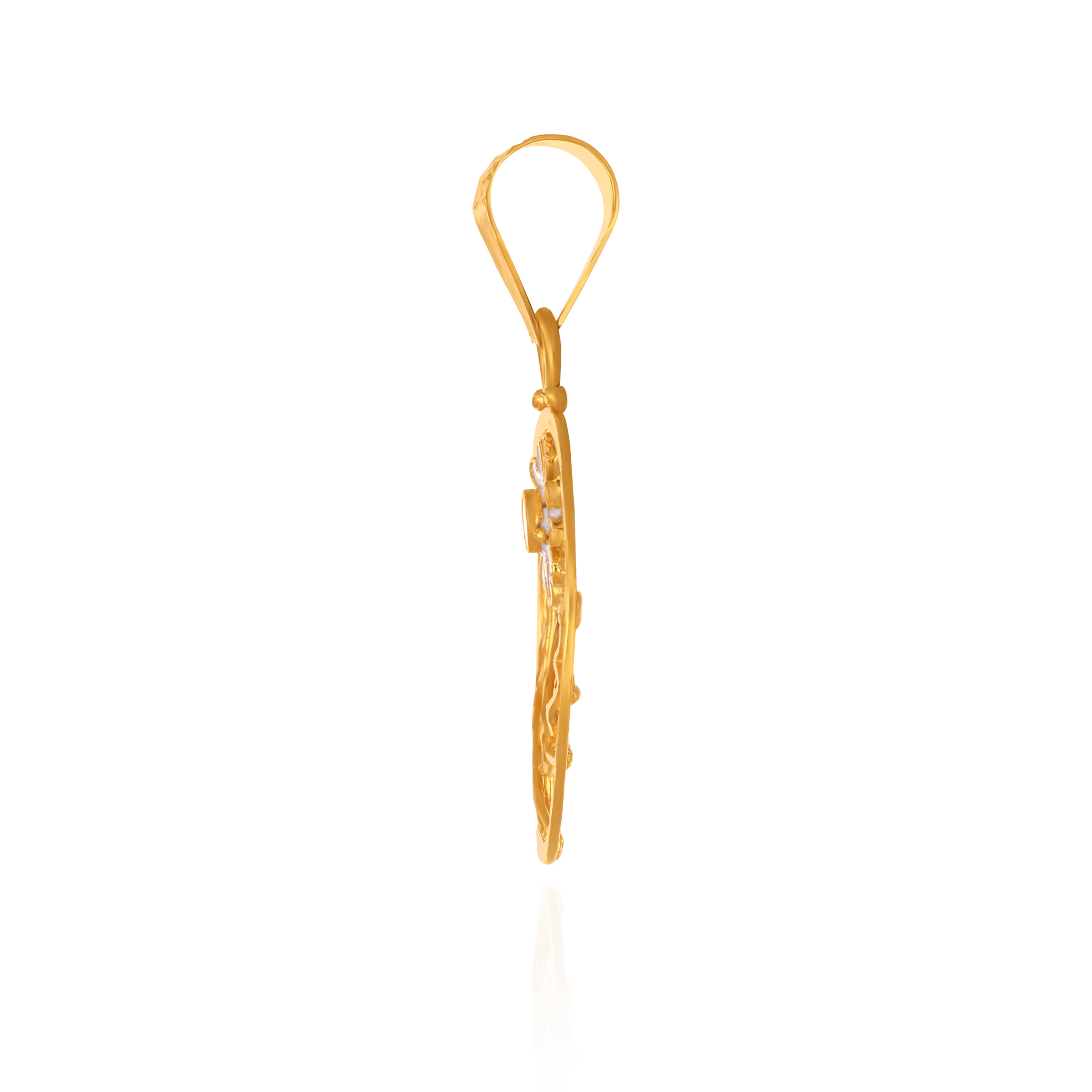 Autumn Bloom Gold Pendant - Senco Gold and Diamonds
