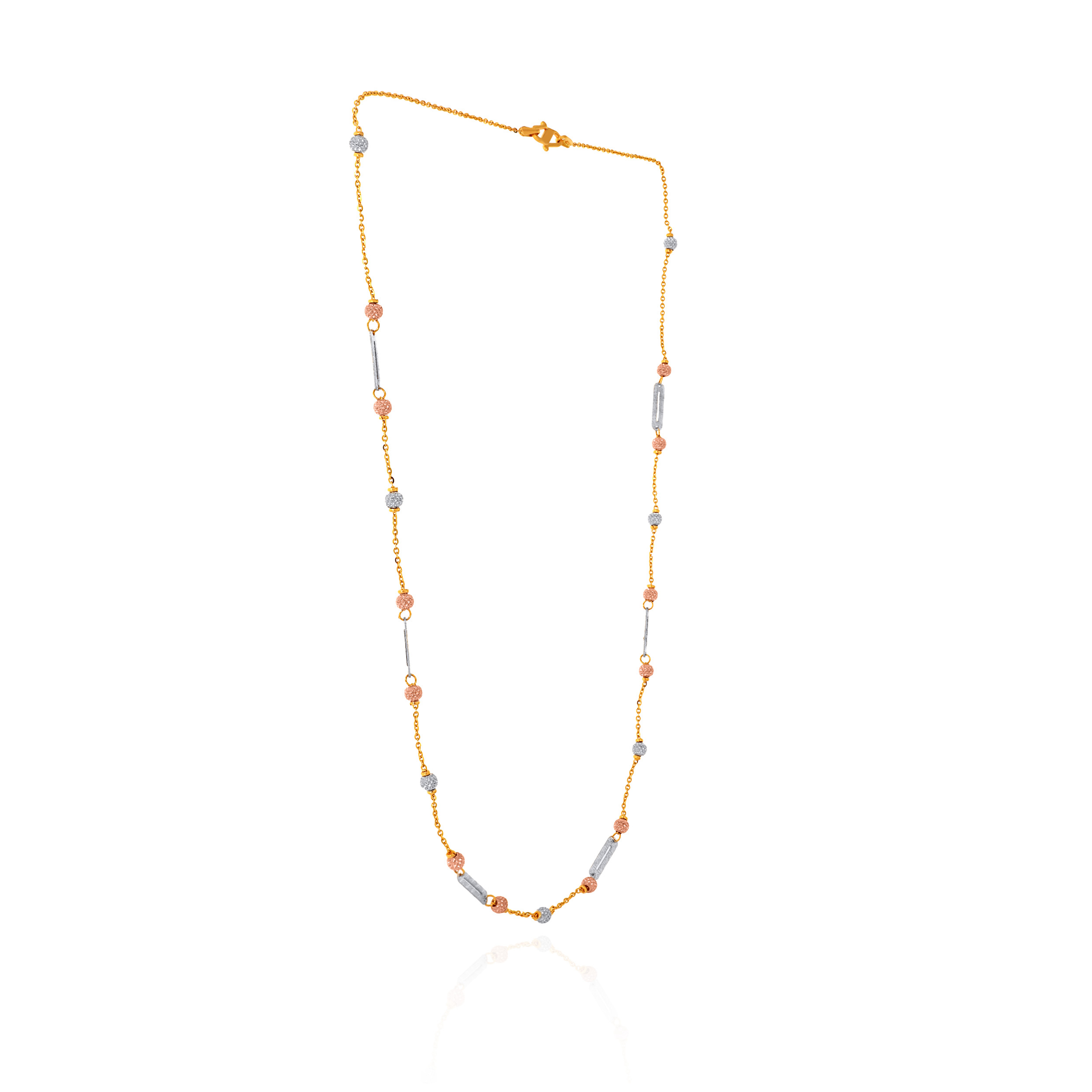 Trio Rhythm Gold Chain - Senco Gold and Diamonds