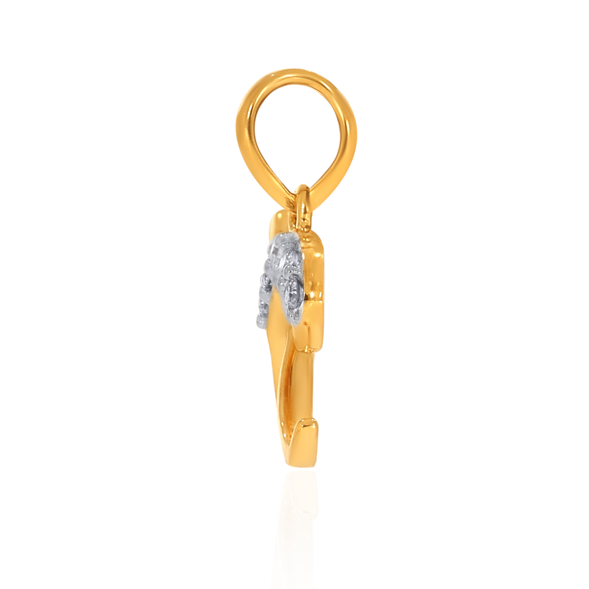 Versatile N Charm Diamond Pendant - Senco Gold and Diamonds