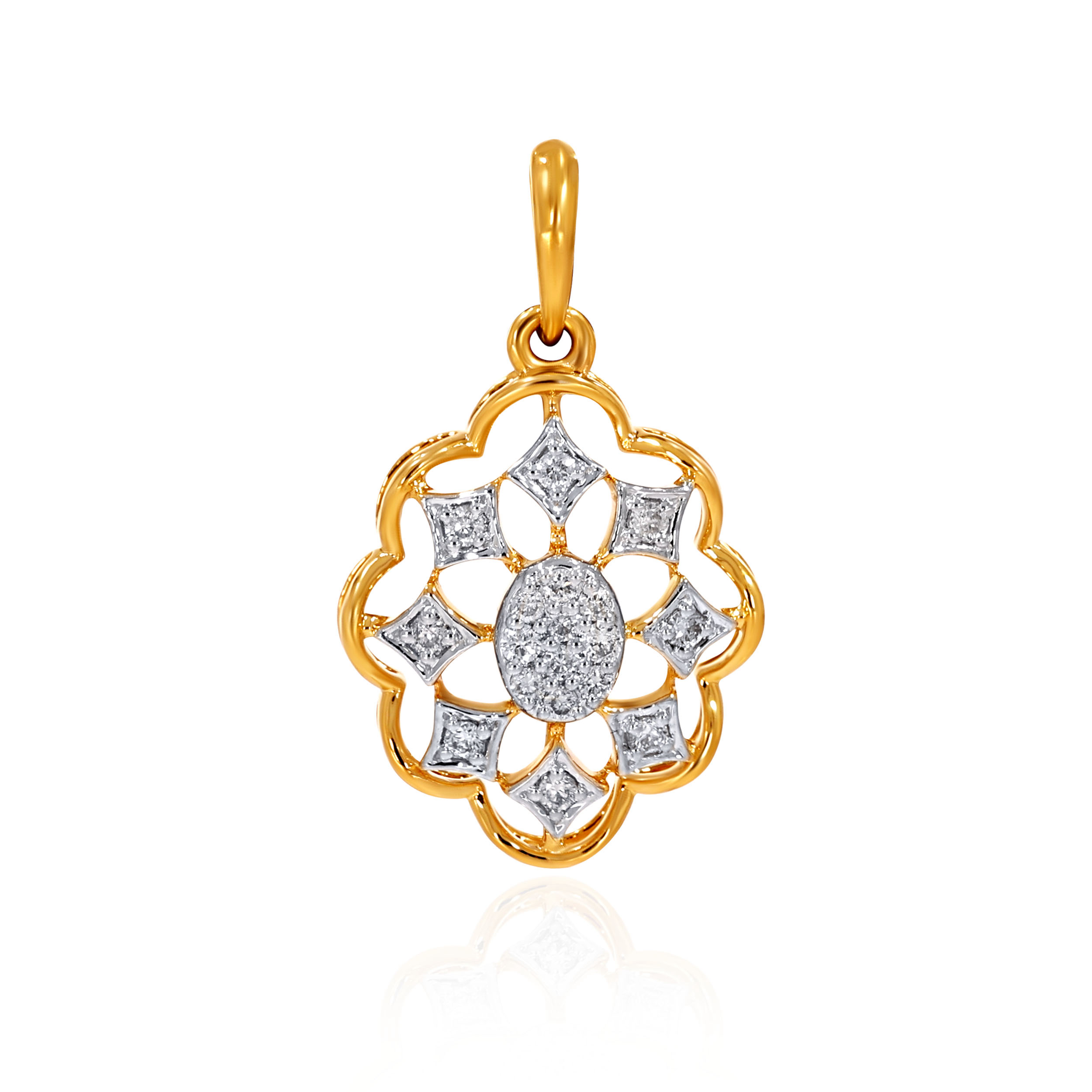 14K Yellow Gold Pendant DPN-D000748787 - Senco Gold and Diamonds