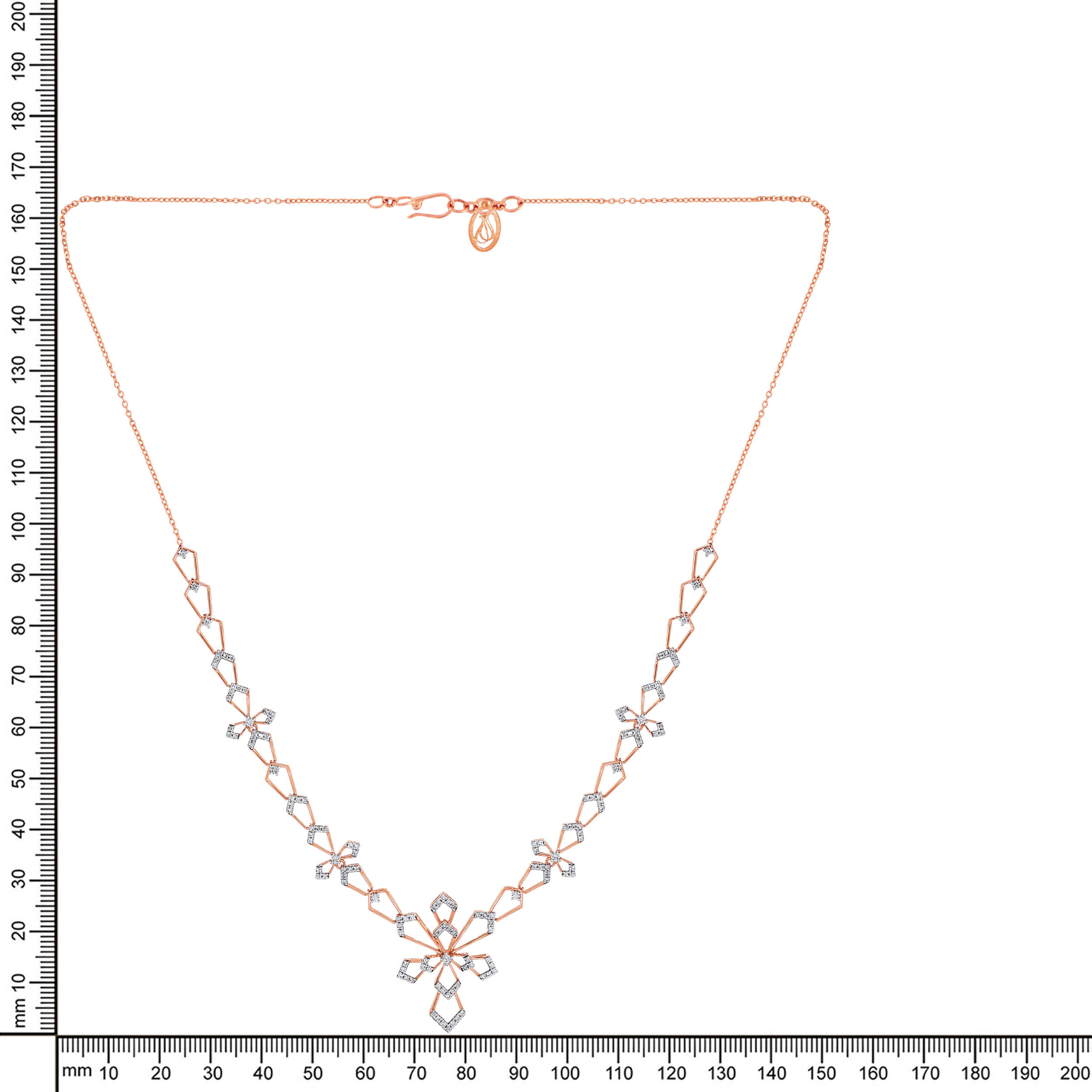 Abstract Bloom Diamond Necklace - Senco Gold and Diamonds