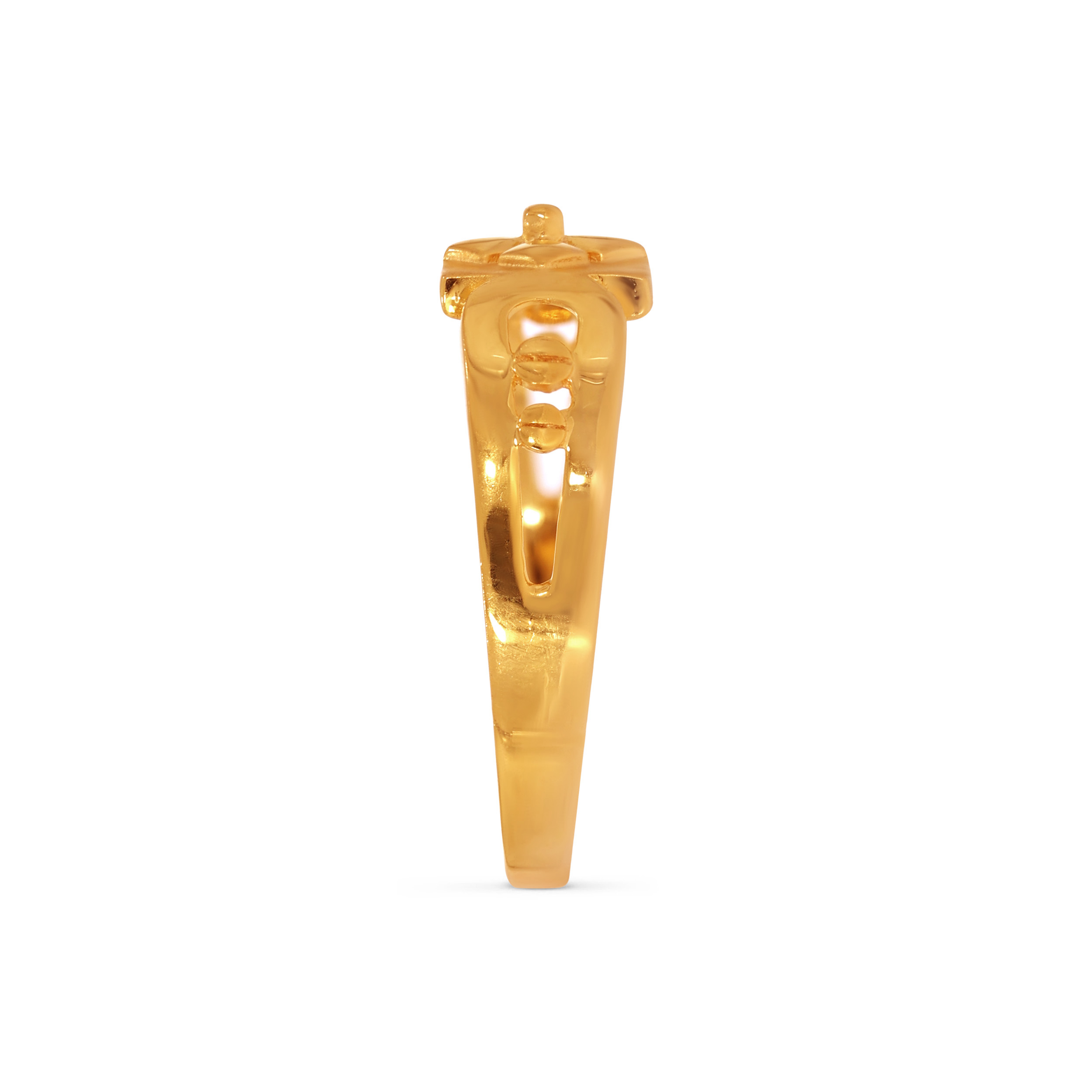 Finesse Square Men's Gold Ring - Senco Gold and Diamonds
