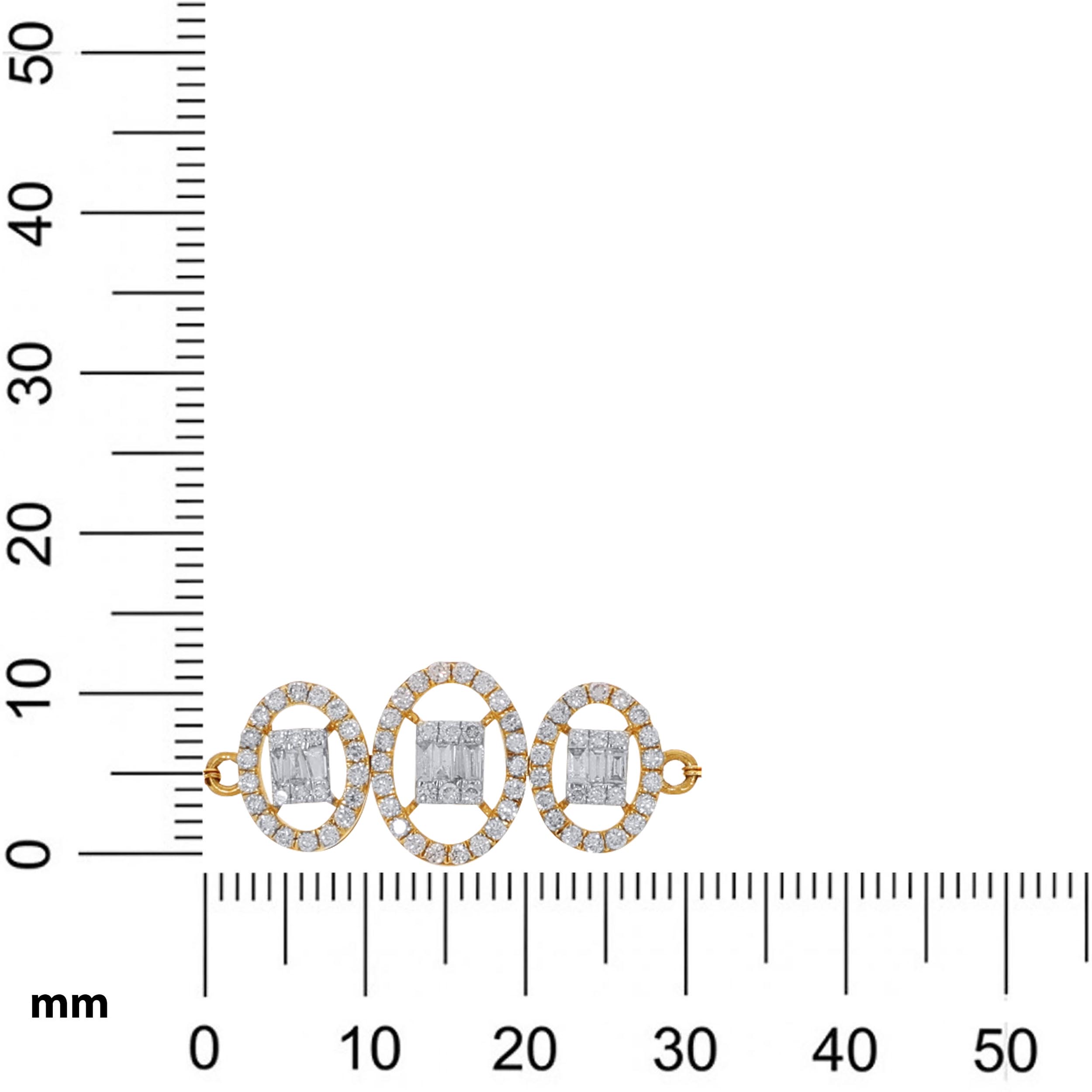 Elliptical Union Diamond Bracelet - Senco Gold and Diamonds