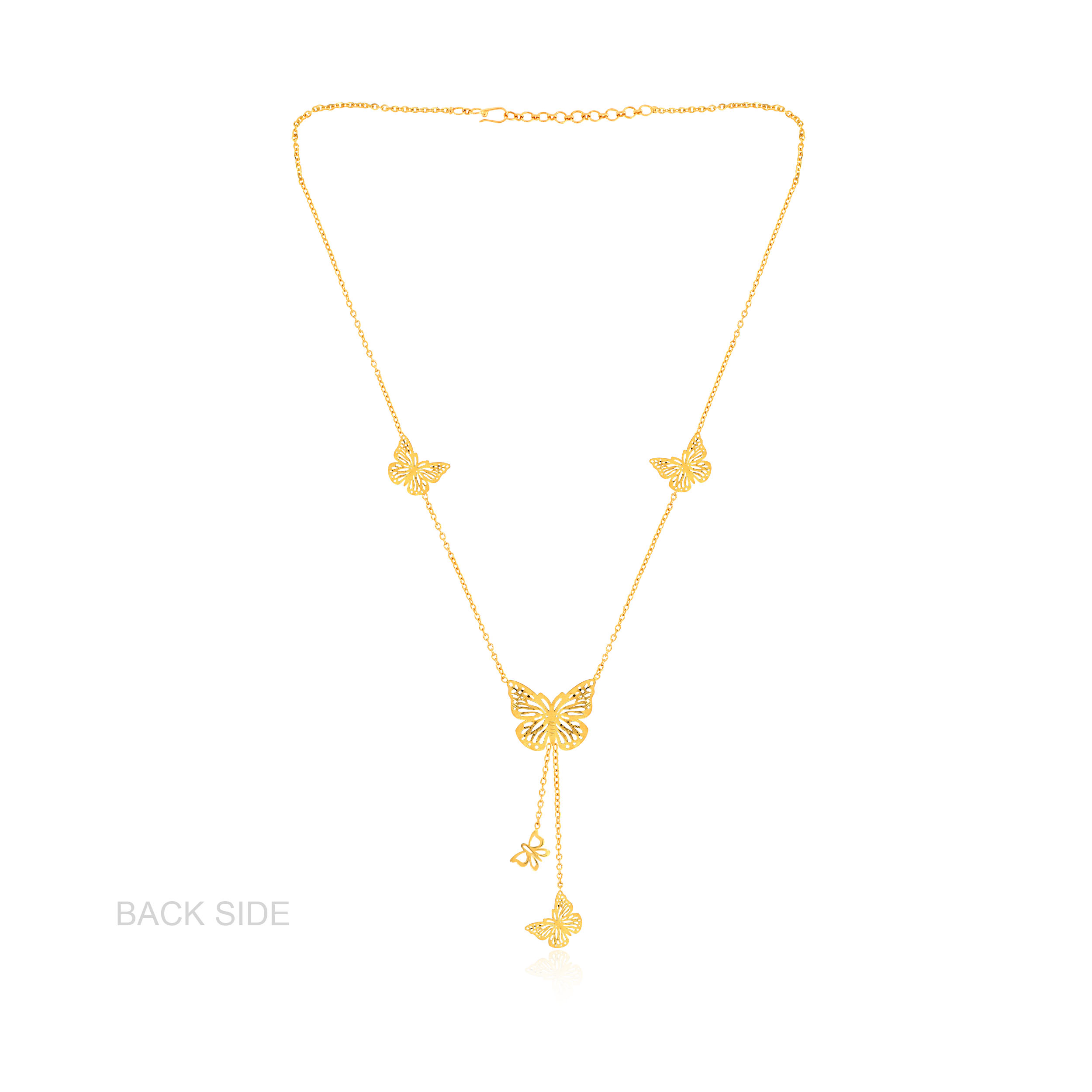 Artsy Butterflies Gold Necklace - Senco Gold and Diamonds
