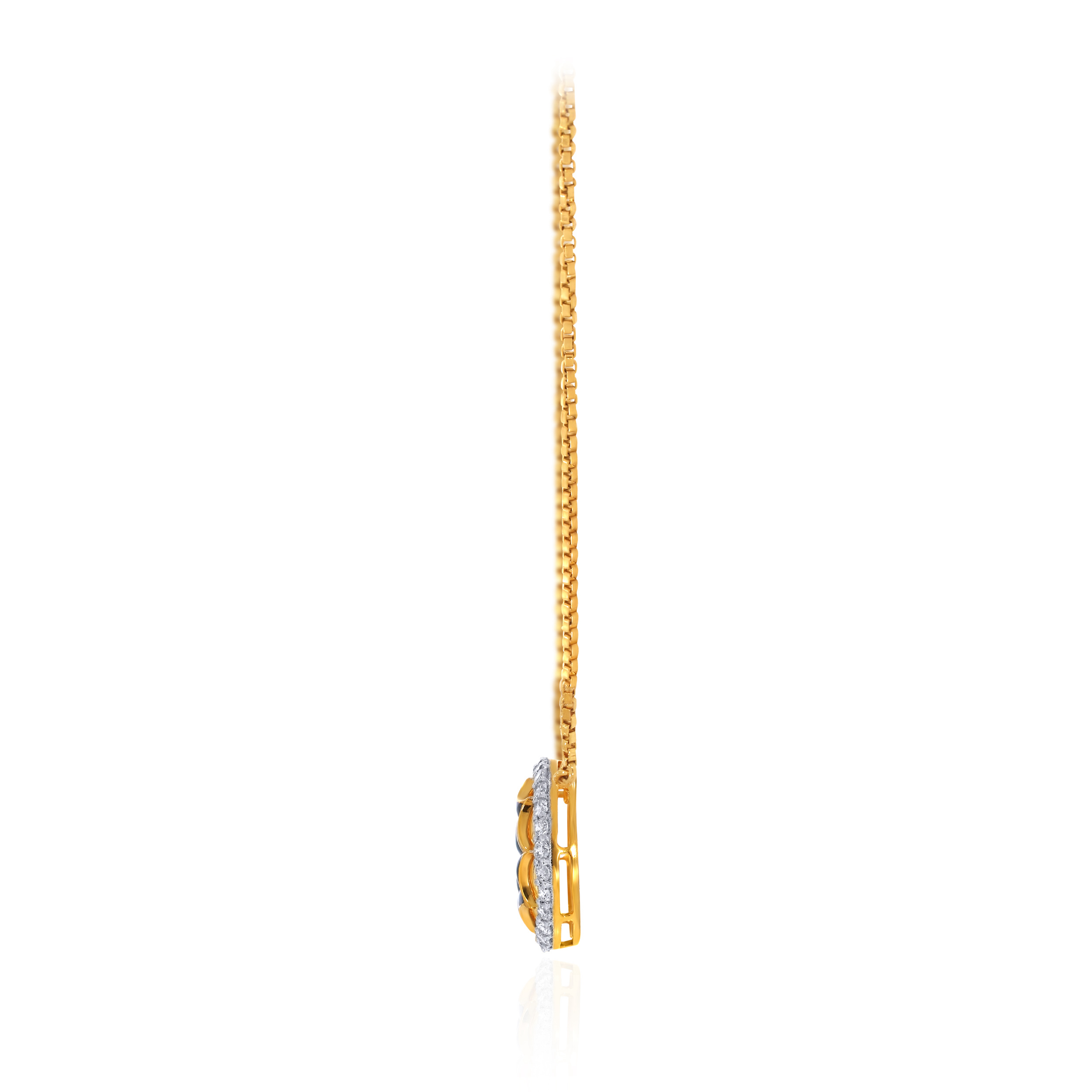 Star-Inspired Diamond Chain Pendant - Senco Gold and Diamonds