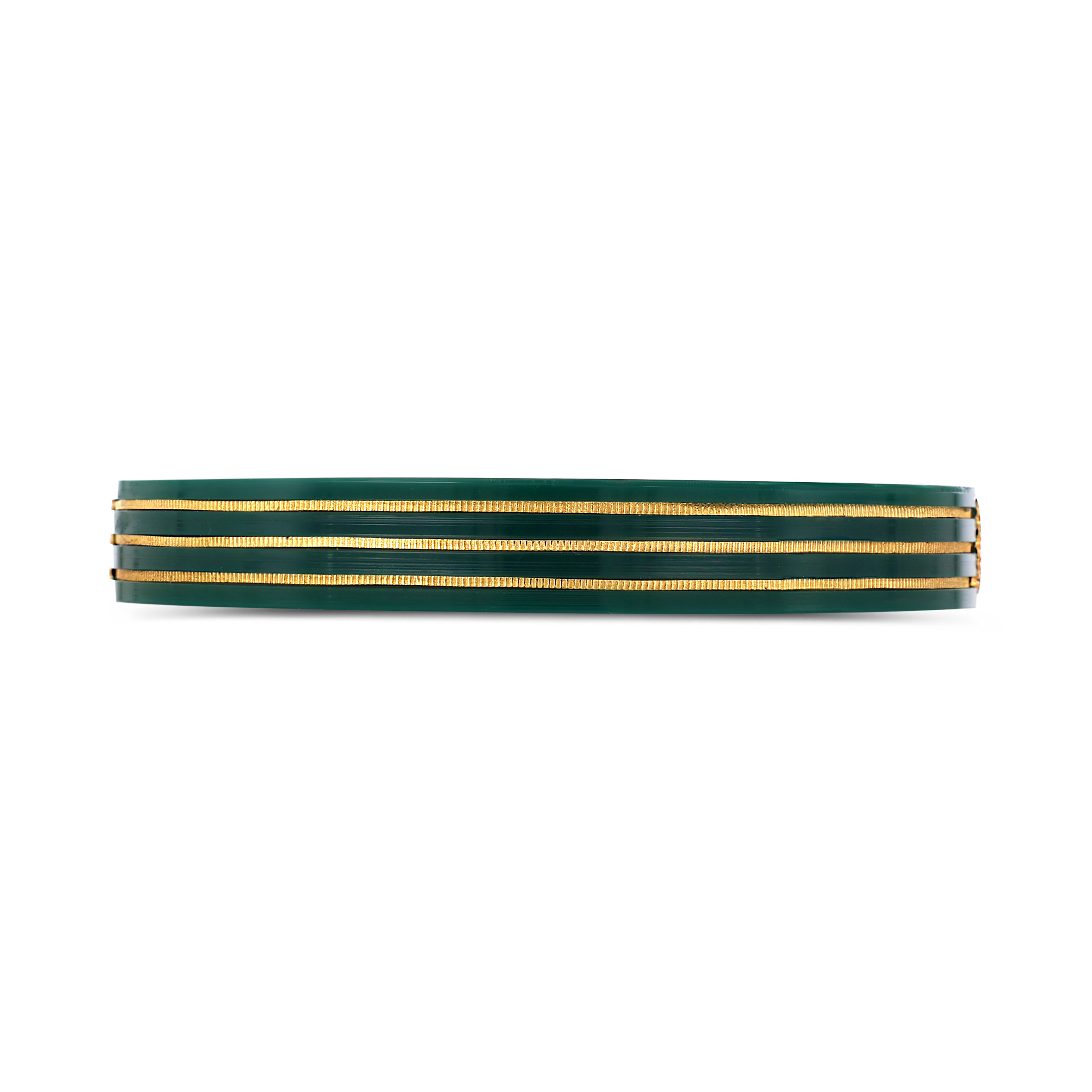 Unity in Bloom Gold Pola Bangle - Senco Gold and Diamonds