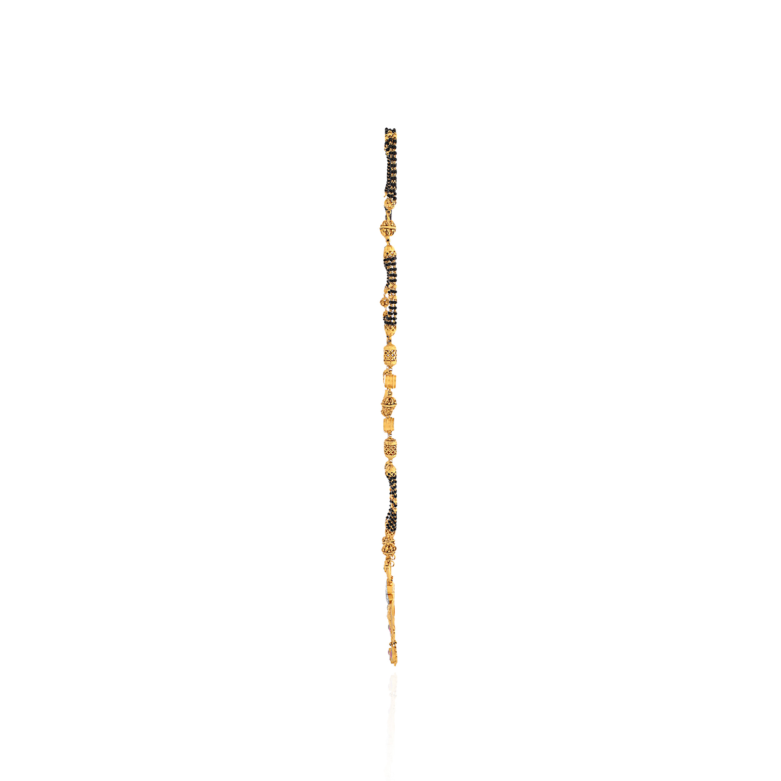 Ornate Kundan Gold Mangalsutra - Senco Gold and Diamonds