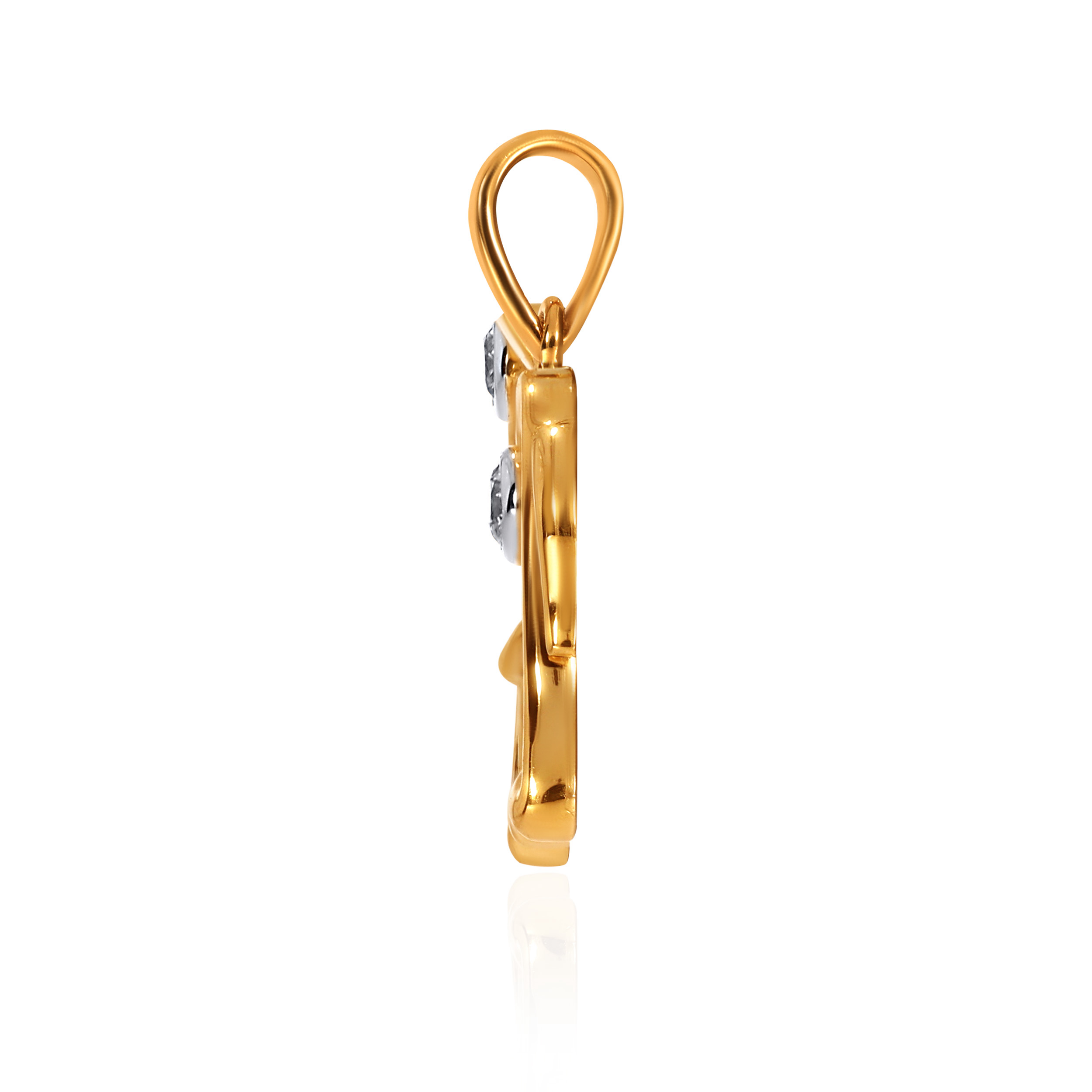 14K Yellow Gold Kids Diamond Pendant-DPN-D000790184 - Senco Gold and Diamonds