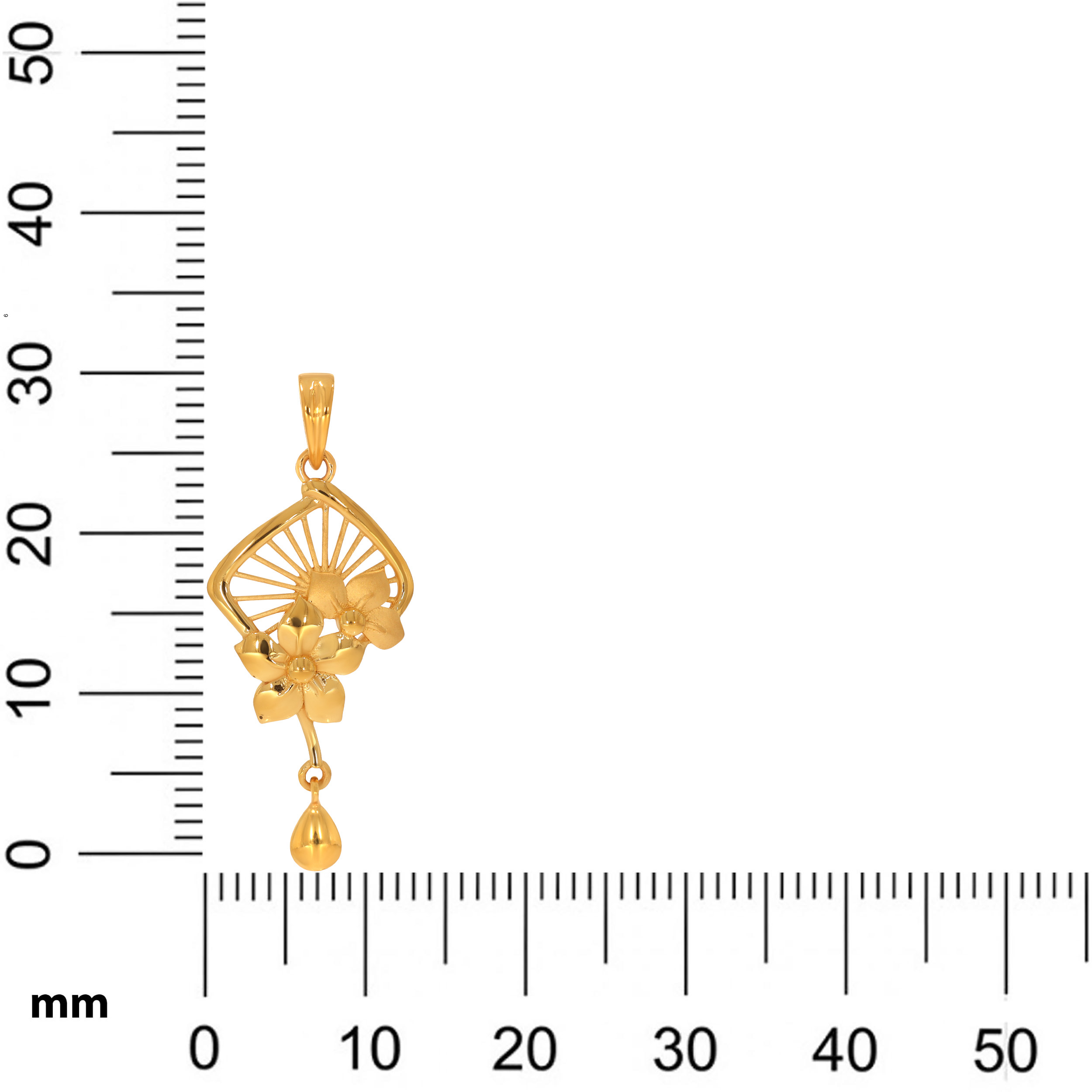 22K Yellow Gold Pendant-GPN-SAD0005207 - Senco Gold and Diamonds