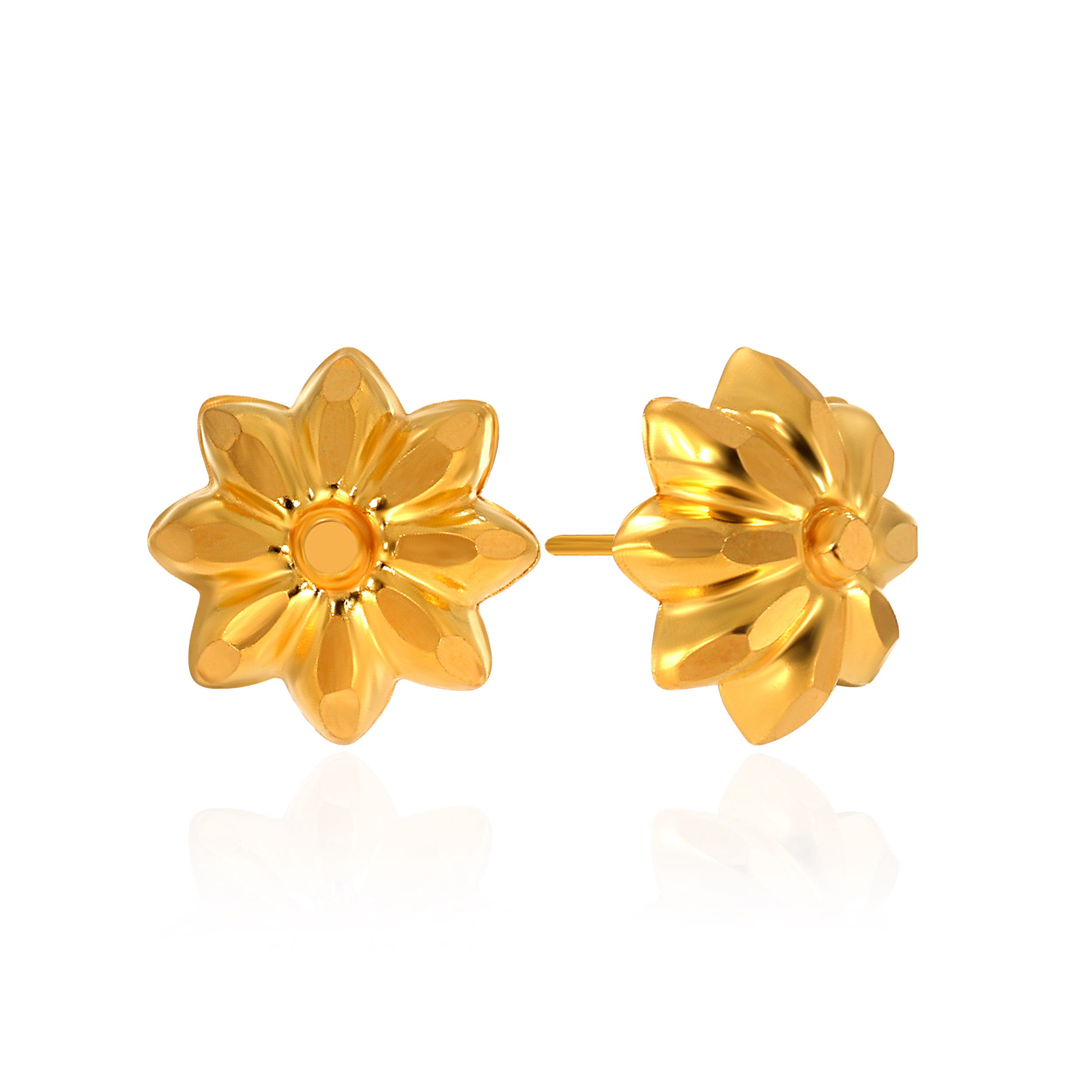 22K Yellow Gold Gold Studs Earrings-GP-D000577198 - Senco Gold and Diamonds