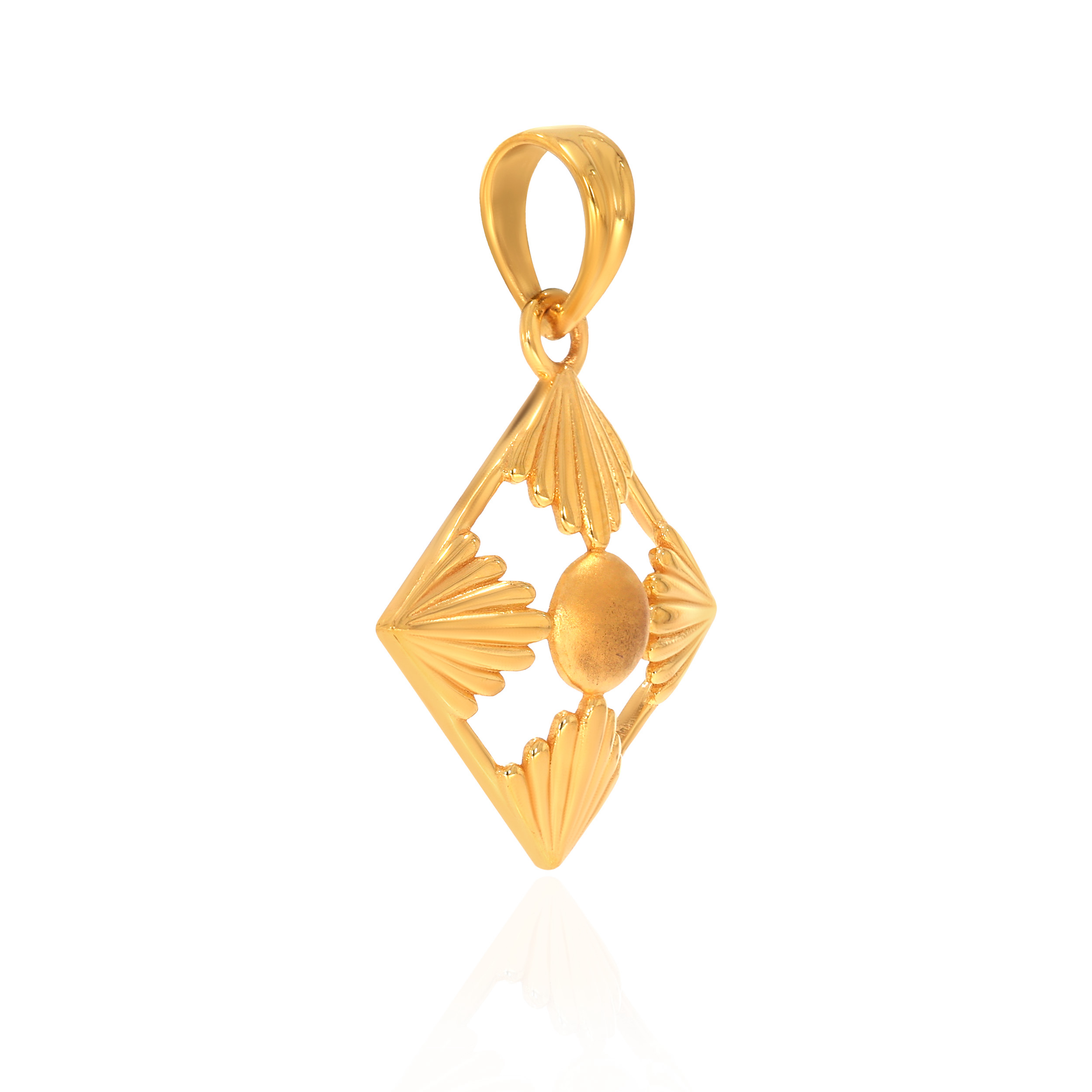 22 KT Yellow Gold Pendant-GPN-SAD0005210 - Senco Gold and Diamonds