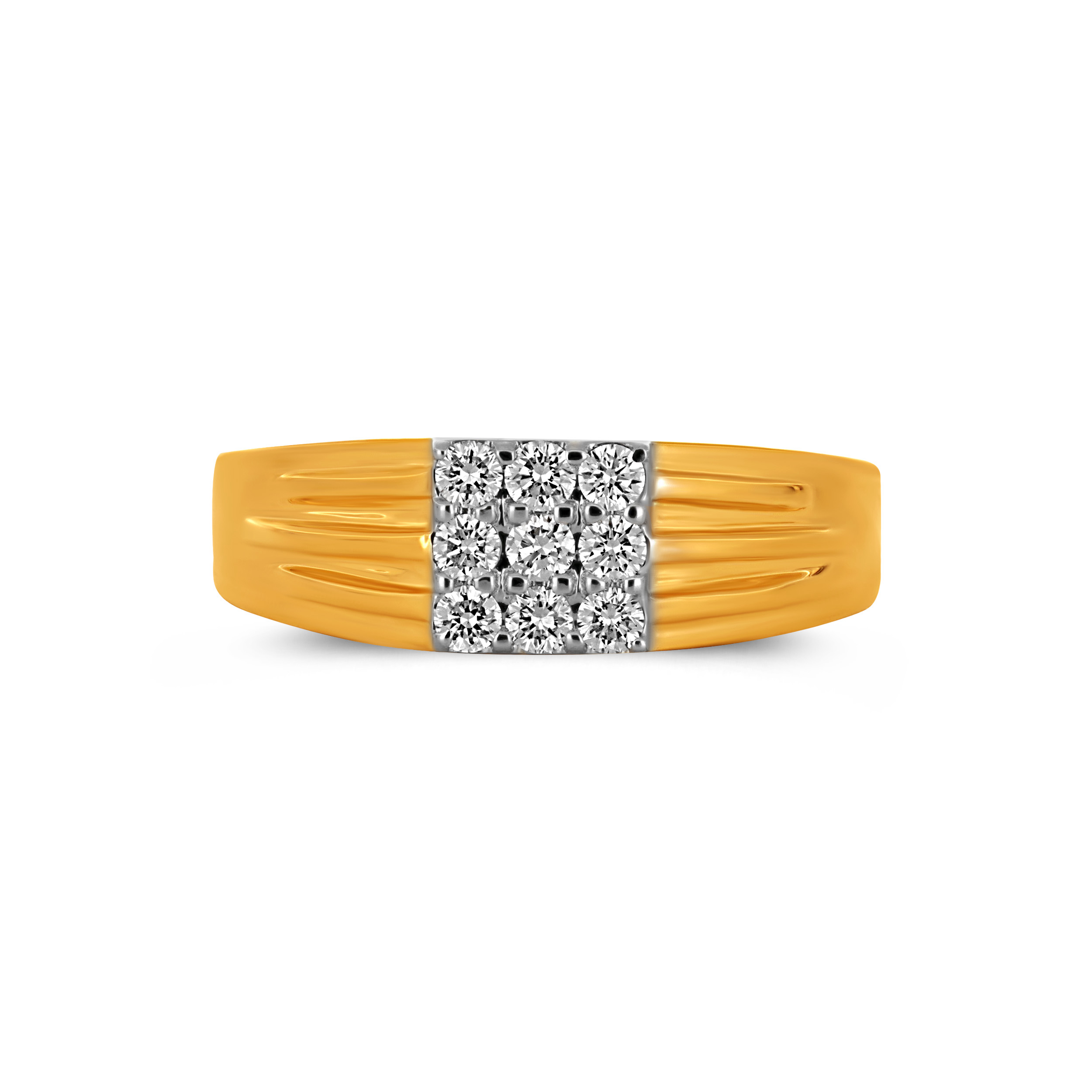 Torque Square Men’s Diamond Ring - Senco Gold and Diamonds