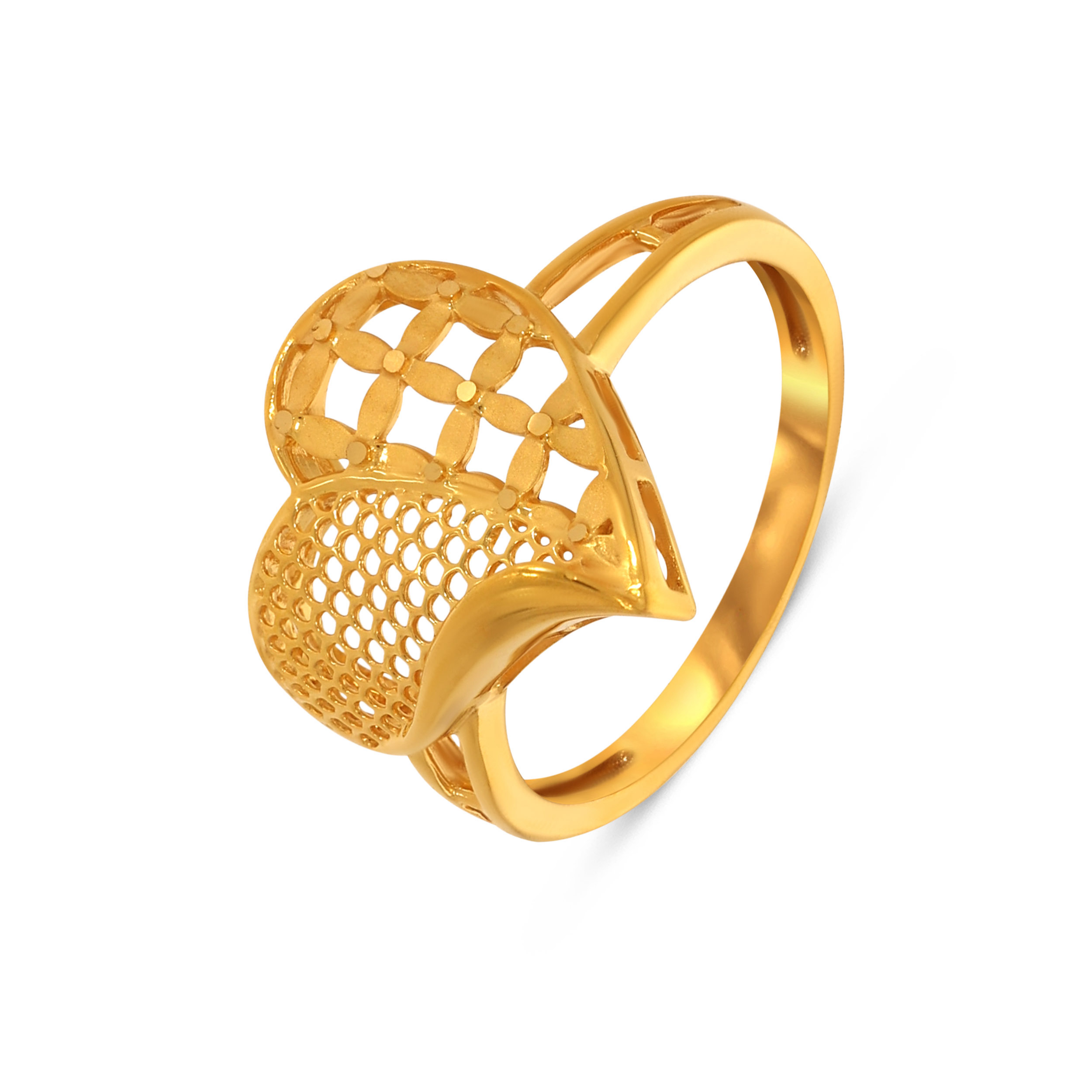 22K Yellow Gold Ring-GLR-D000152010 - Senco Gold and Diamonds