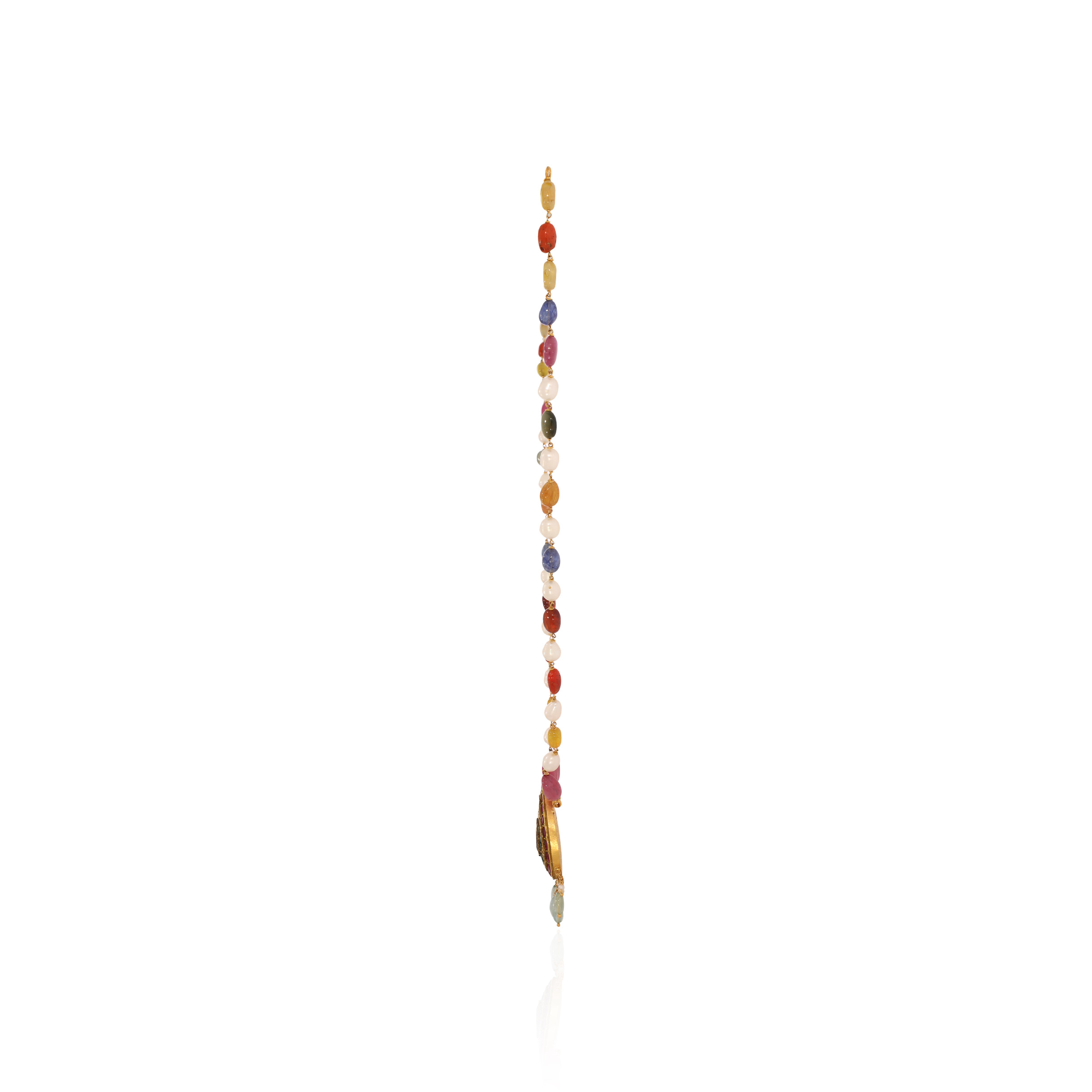 22K Yellow Gold Kundan Necklace-GN-D000788439 - Senco Gold and Diamonds