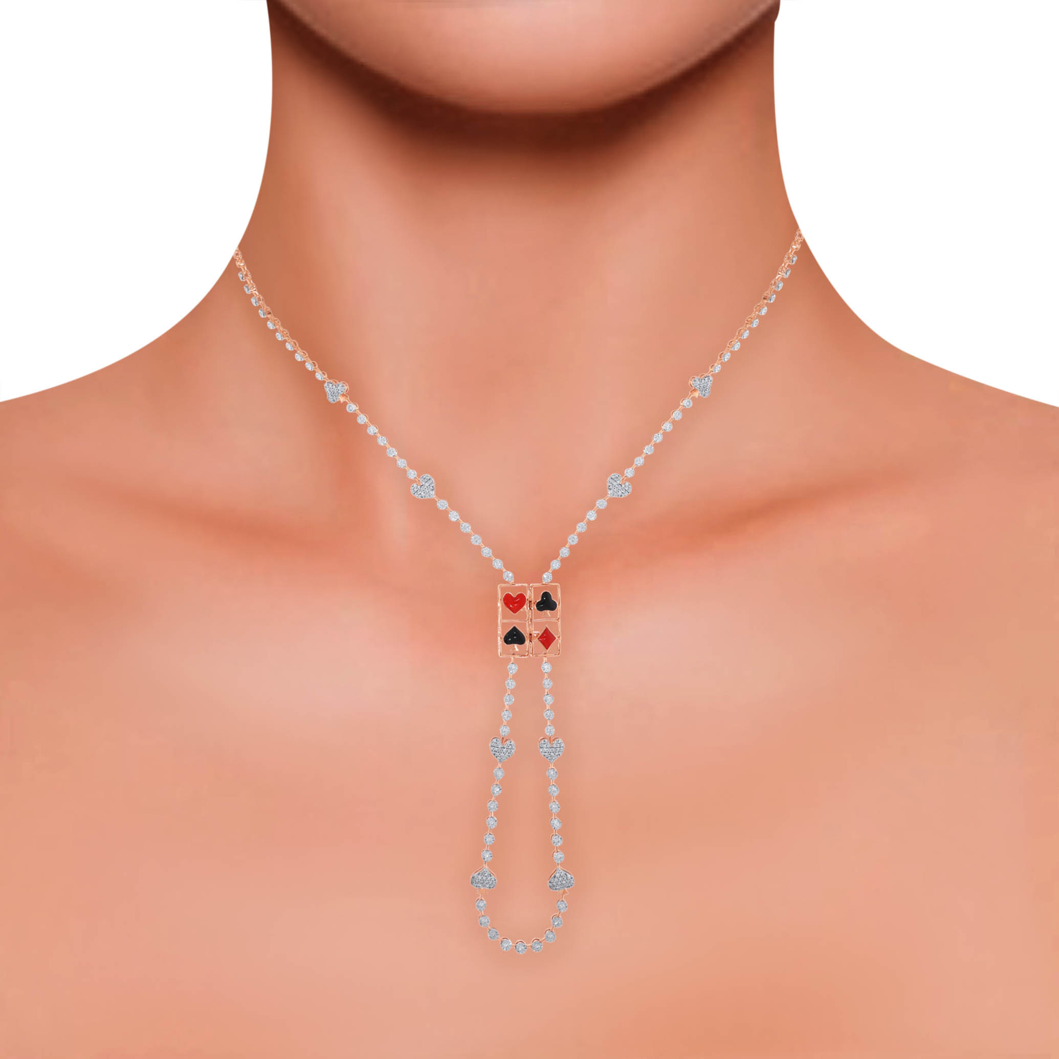 Game of Simplicity Diamond Necklace - Senco Gold and Diamonds