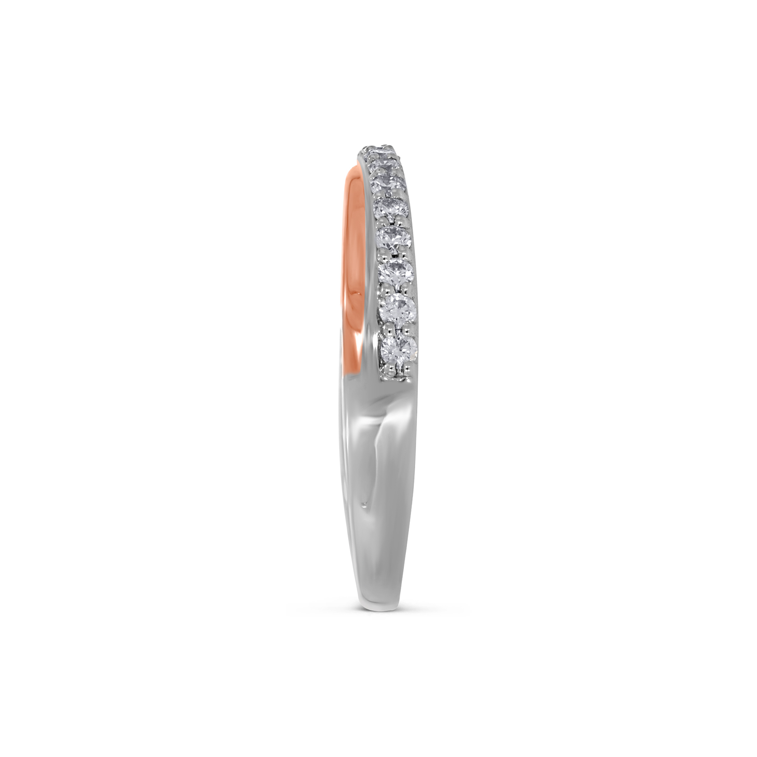 Blush Wave Platinum Ring - Senco Gold and Diamonds