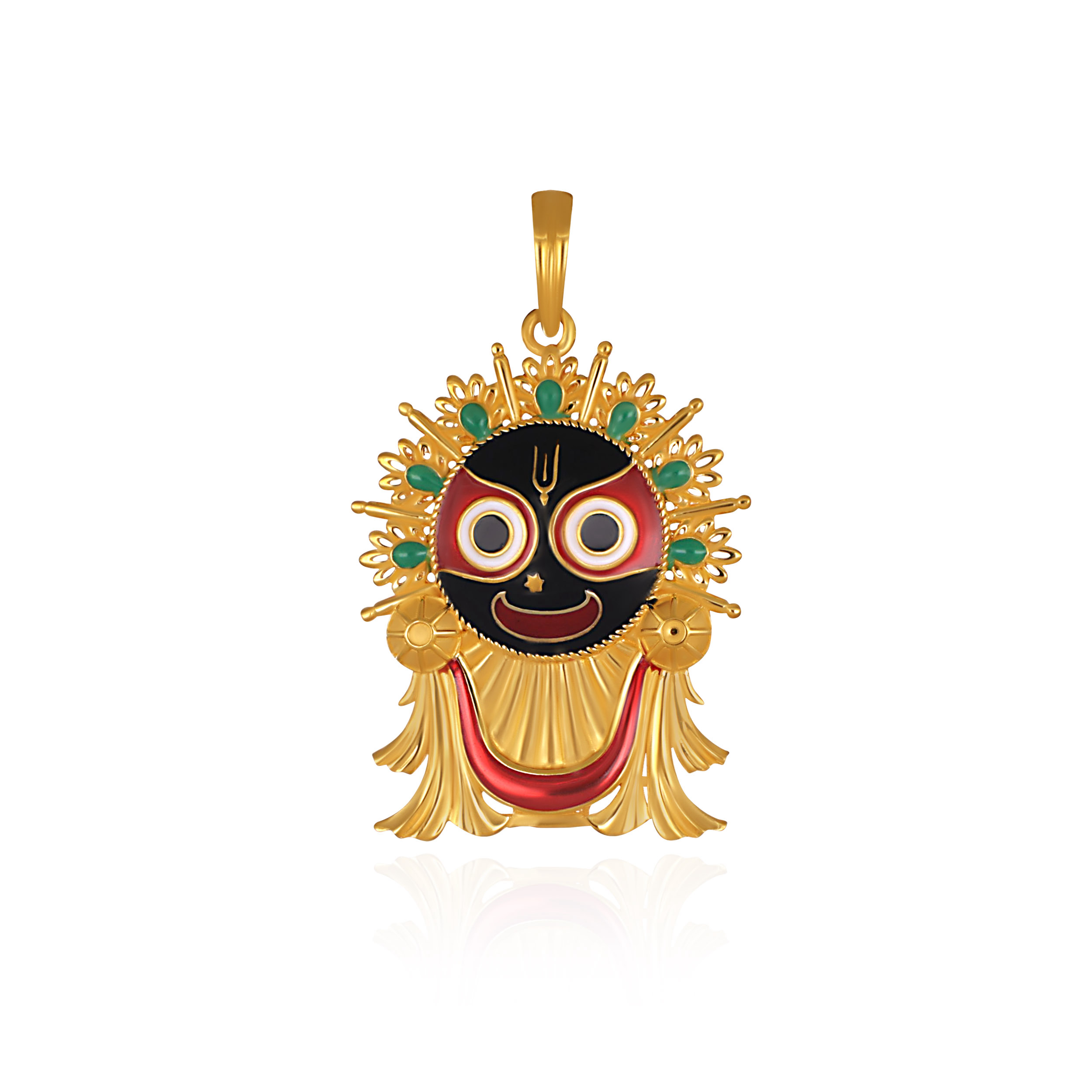Spiritual Sentinel Divine Gold Pendant - Senco Gold and Diamonds