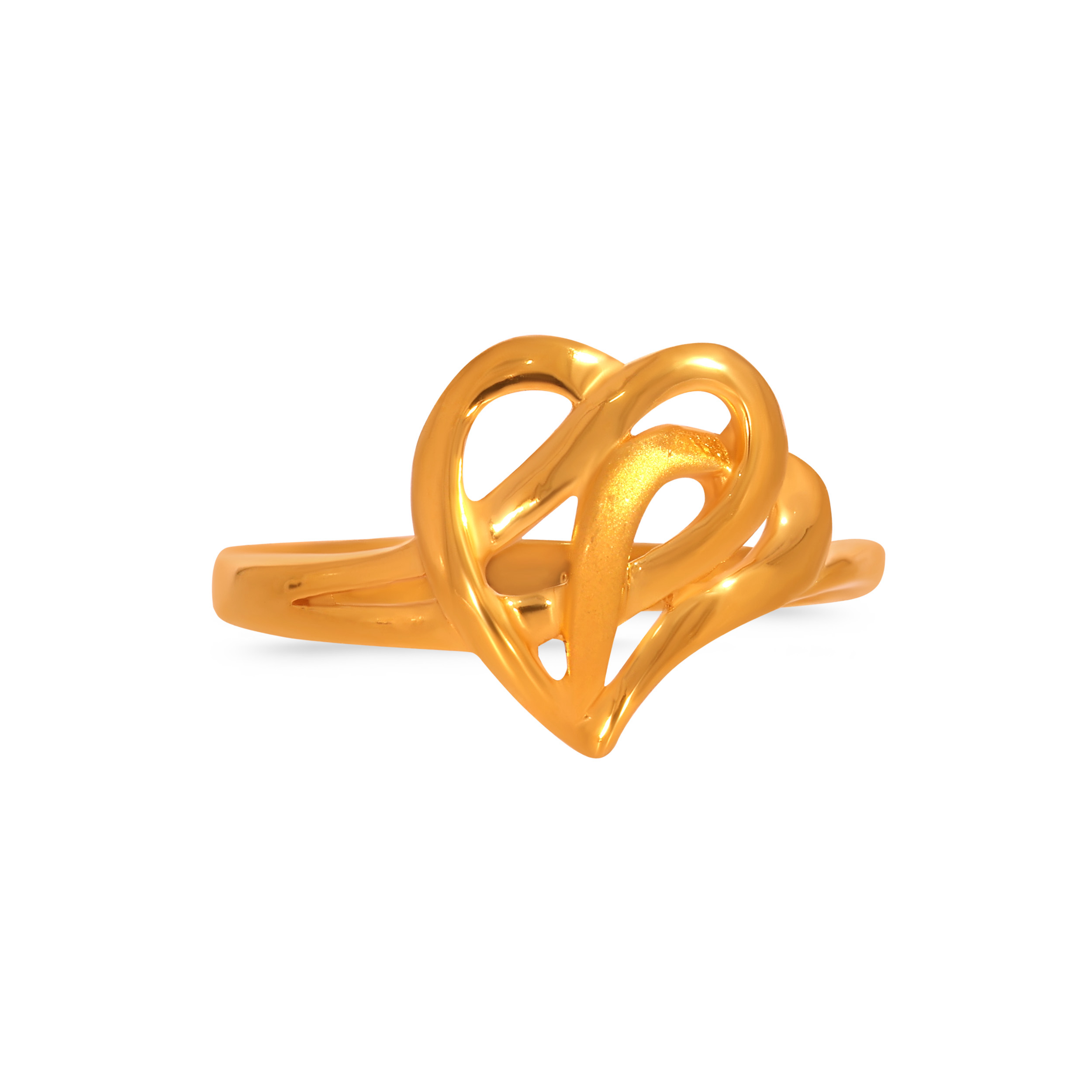 Twist & Bloom Gold Ring - Senco Gold and Diamonds