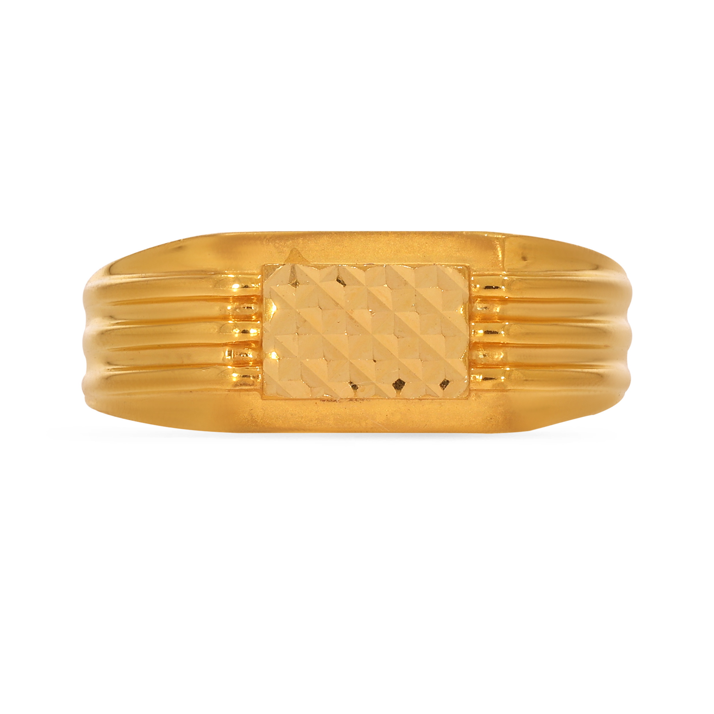 22K Yellow Gold Men Ring-GGR-D000791148 - Senco Gold and Diamonds