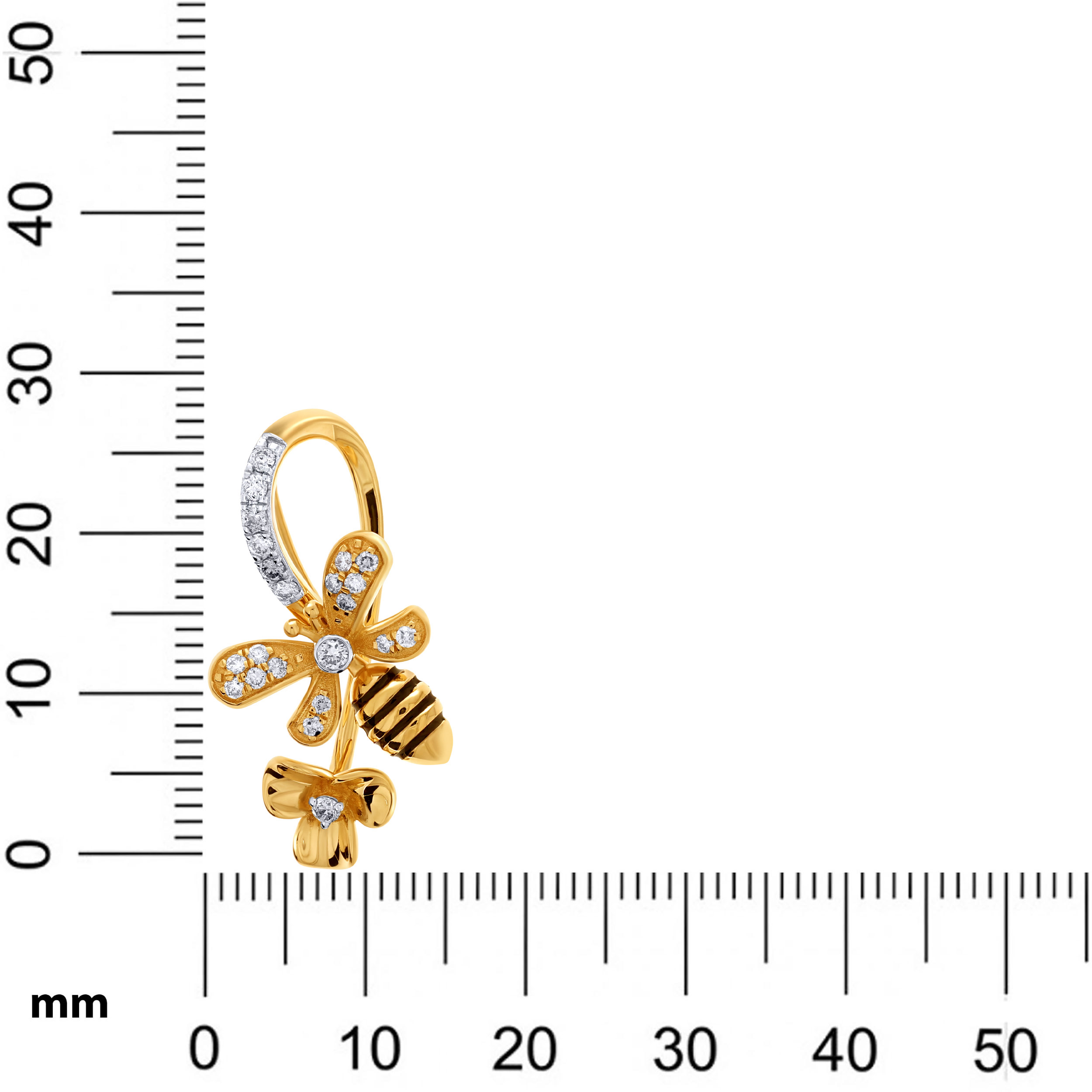 Honey Charm Diamond Pendant - Senco Gold and Diamonds