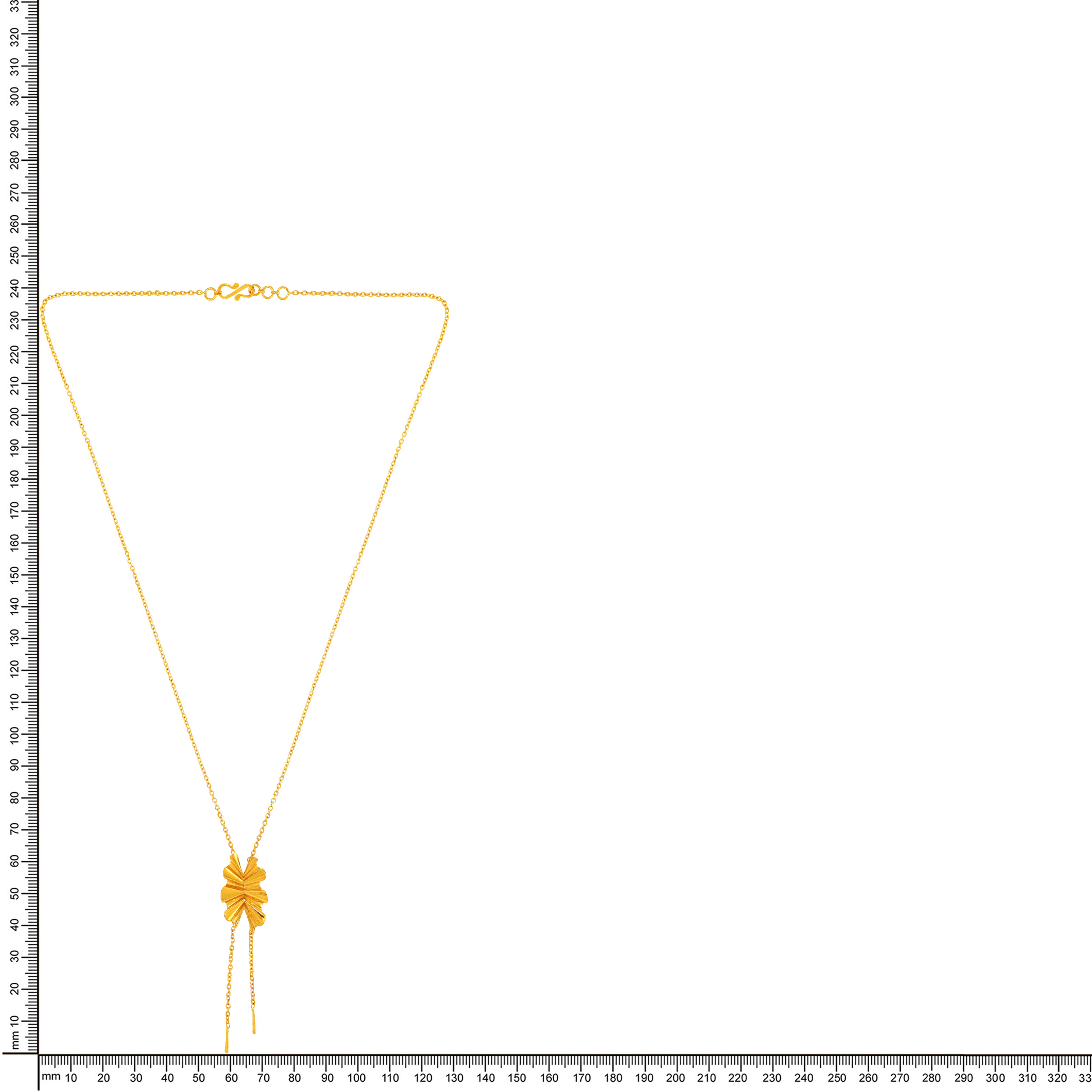 22K Yellow Gold Chain Pendant-GPN-SAD0004944 - Senco Gold and Diamonds